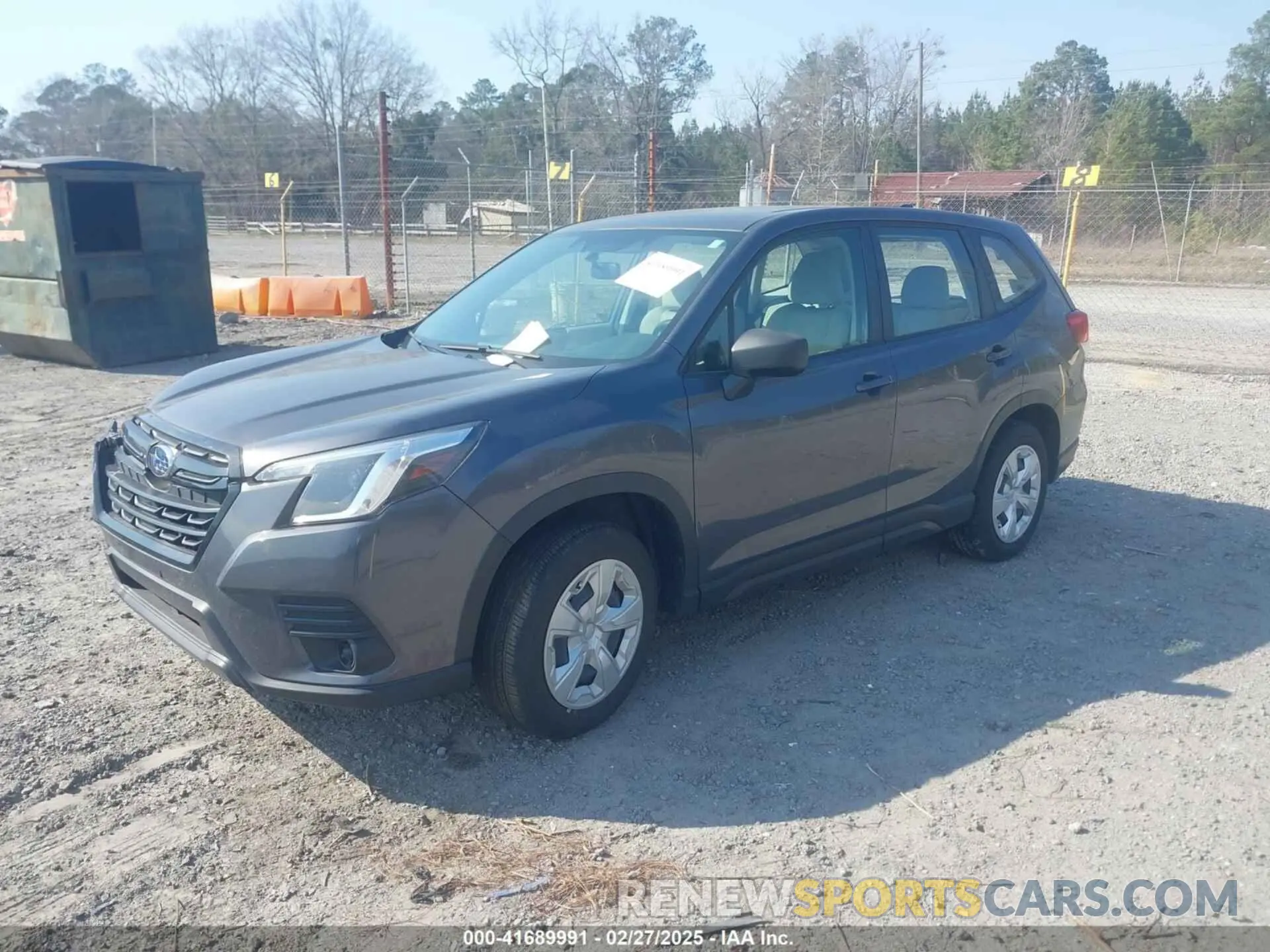 2 Photograph of a damaged car JF2SKAAC5NH487417 SUBARU FORESTER 2022