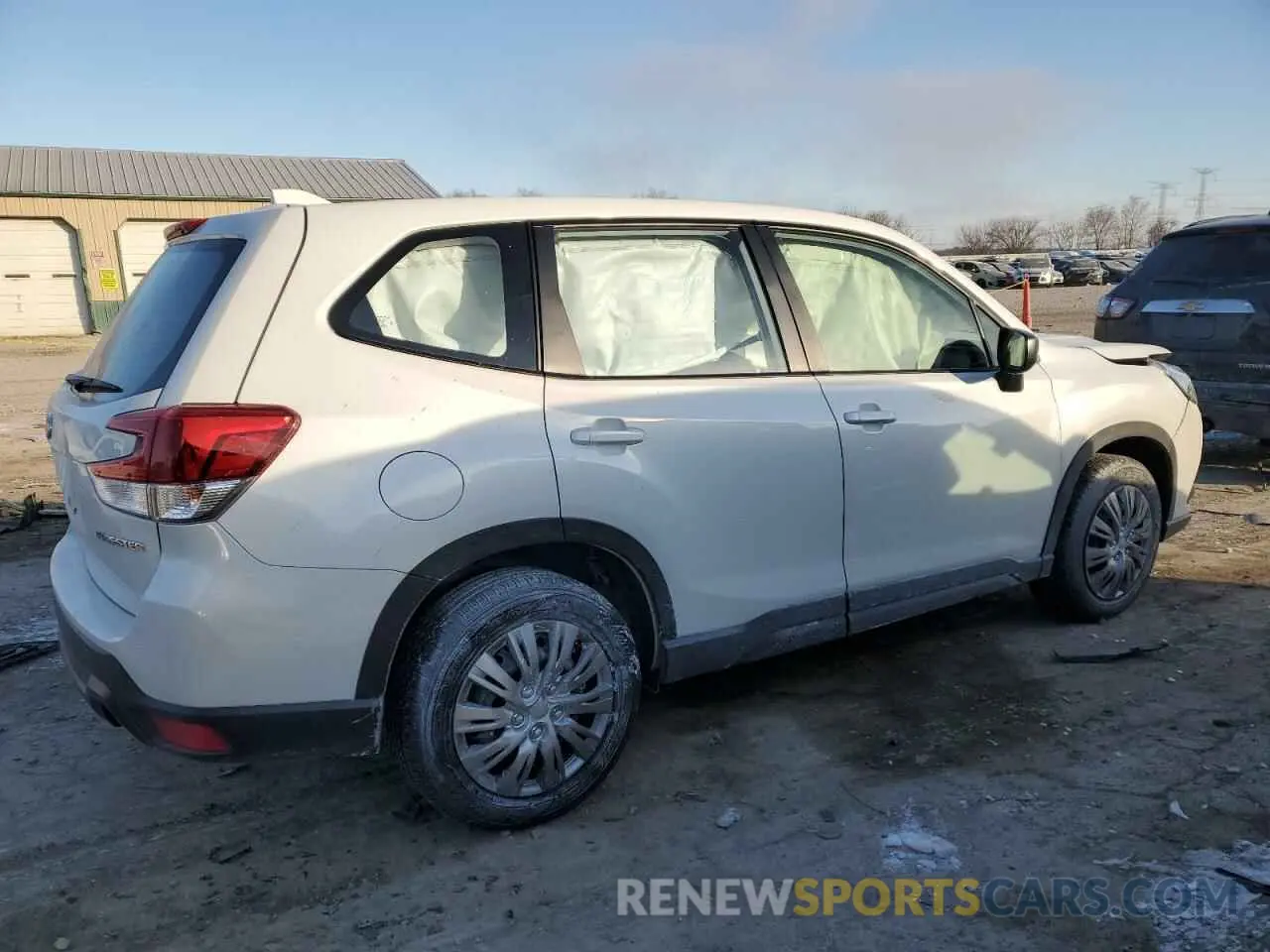 3 Photograph of a damaged car JF2SKAAC7NH412492 SUBARU FORESTER 2022