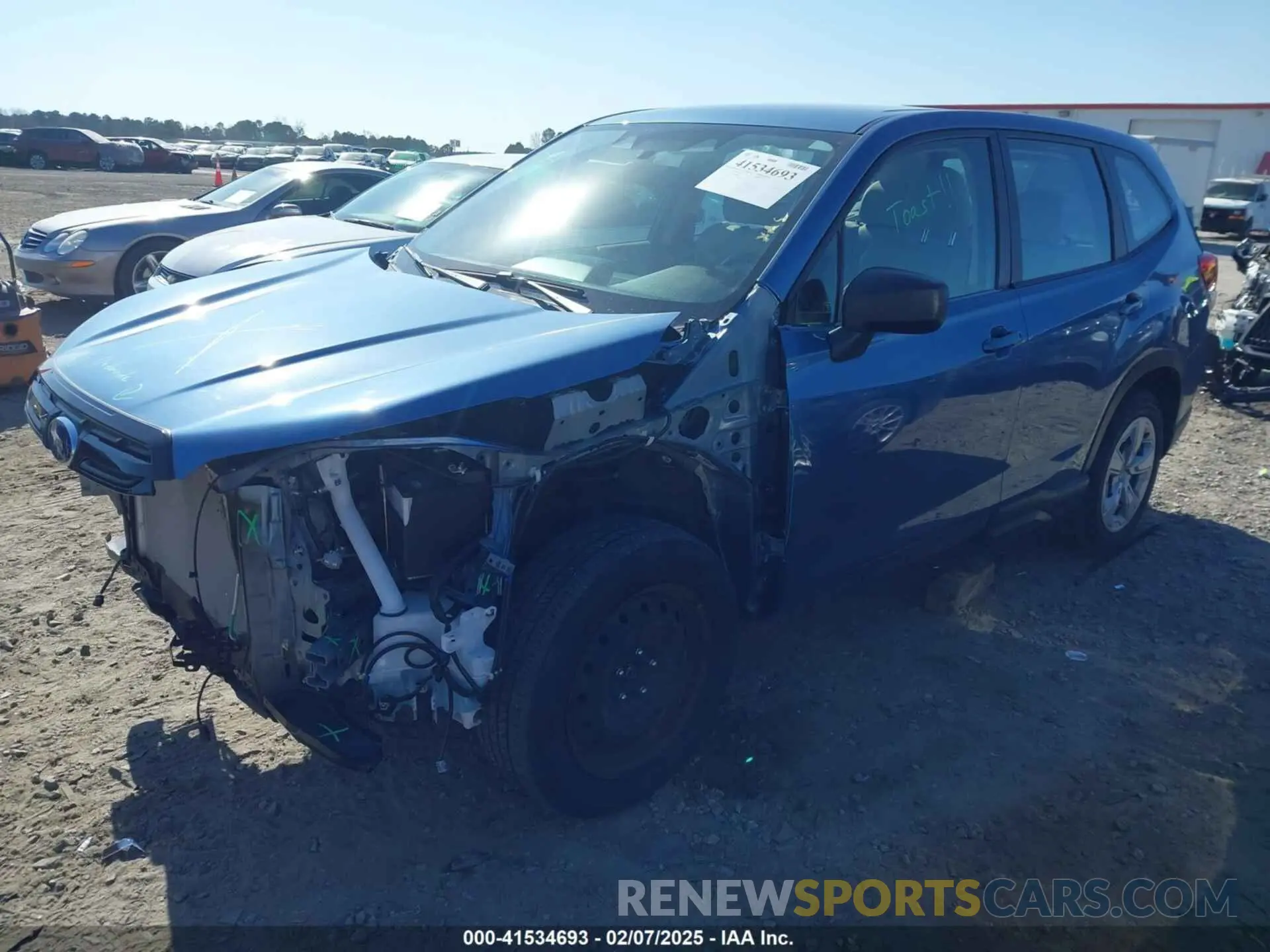 2 Photograph of a damaged car JF2SKAAC7NH508008 SUBARU FORESTER 2022