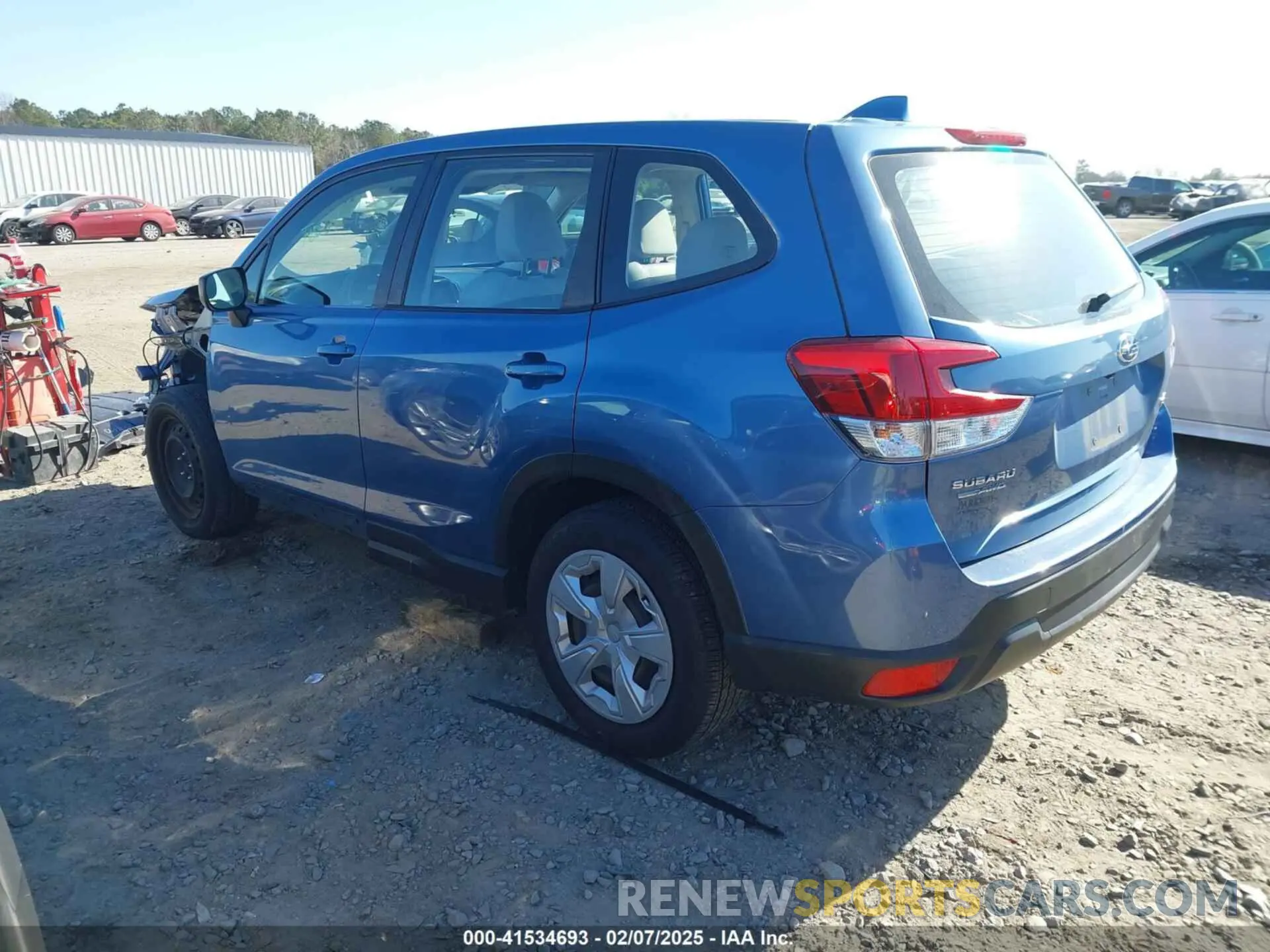 3 Photograph of a damaged car JF2SKAAC7NH508008 SUBARU FORESTER 2022