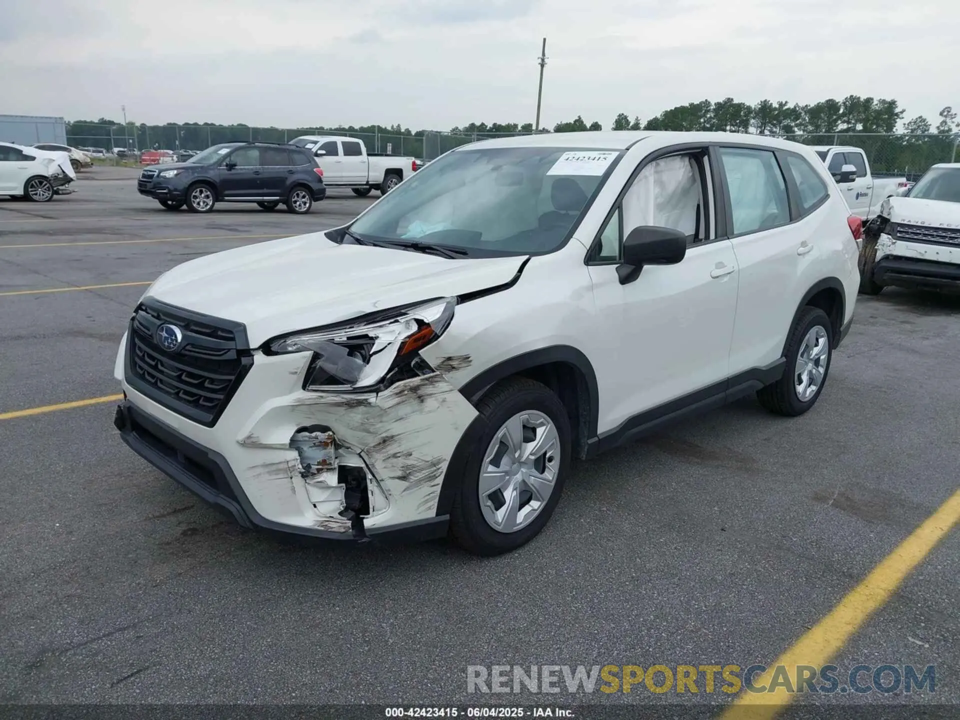 2 Photograph of a damaged car JF2SKAAC7NH513936 SUBARU FORESTER 2022