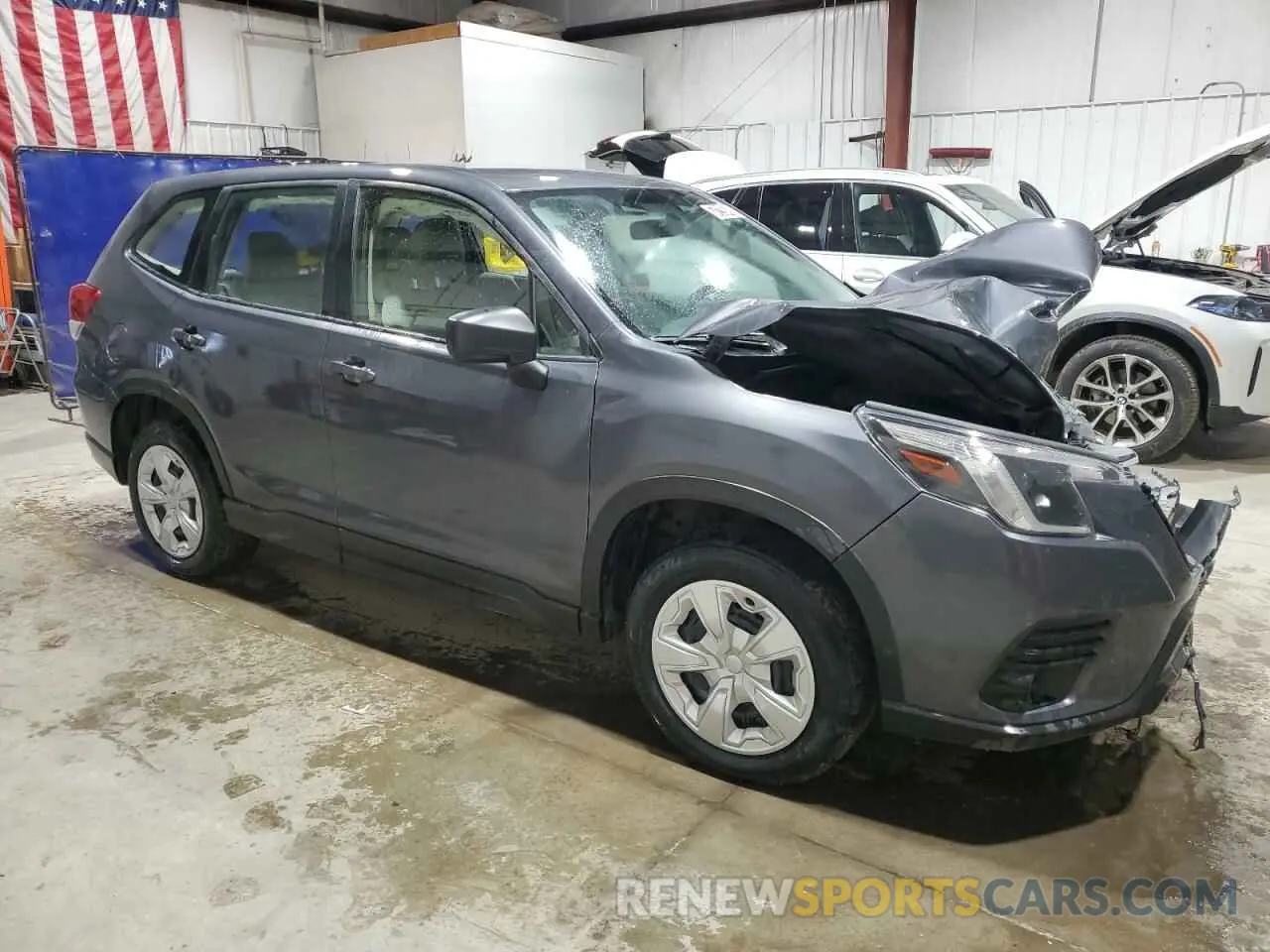 4 Photograph of a damaged car JF2SKAACXNH468720 SUBARU FORESTER 2022