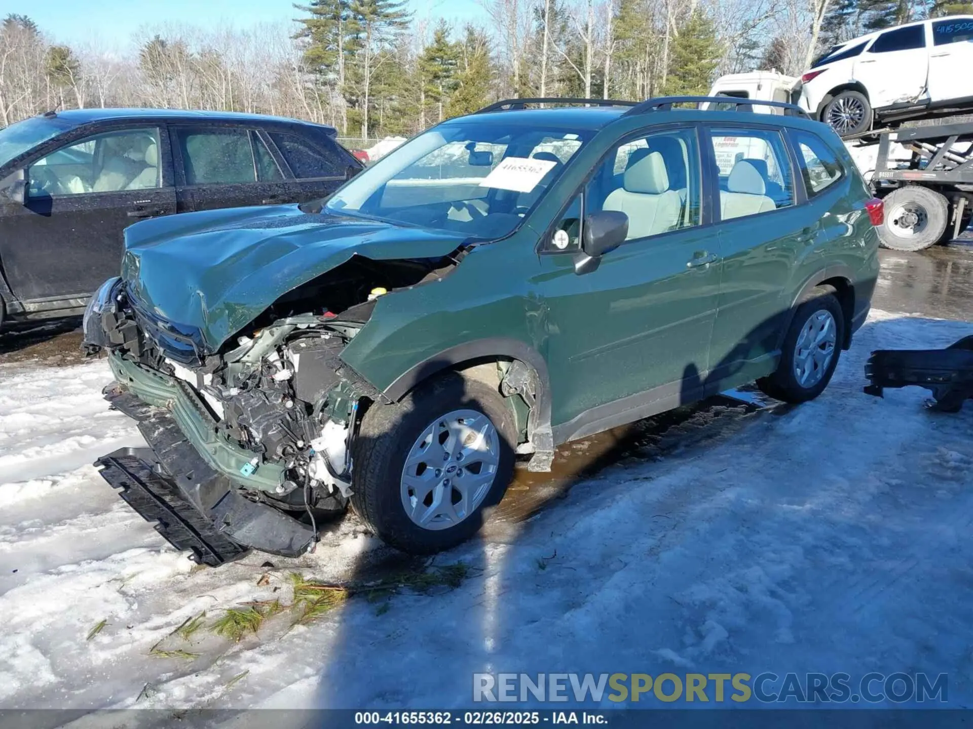 2 Photograph of a damaged car JF2SKACC1NH501987 SUBARU FORESTER 2022