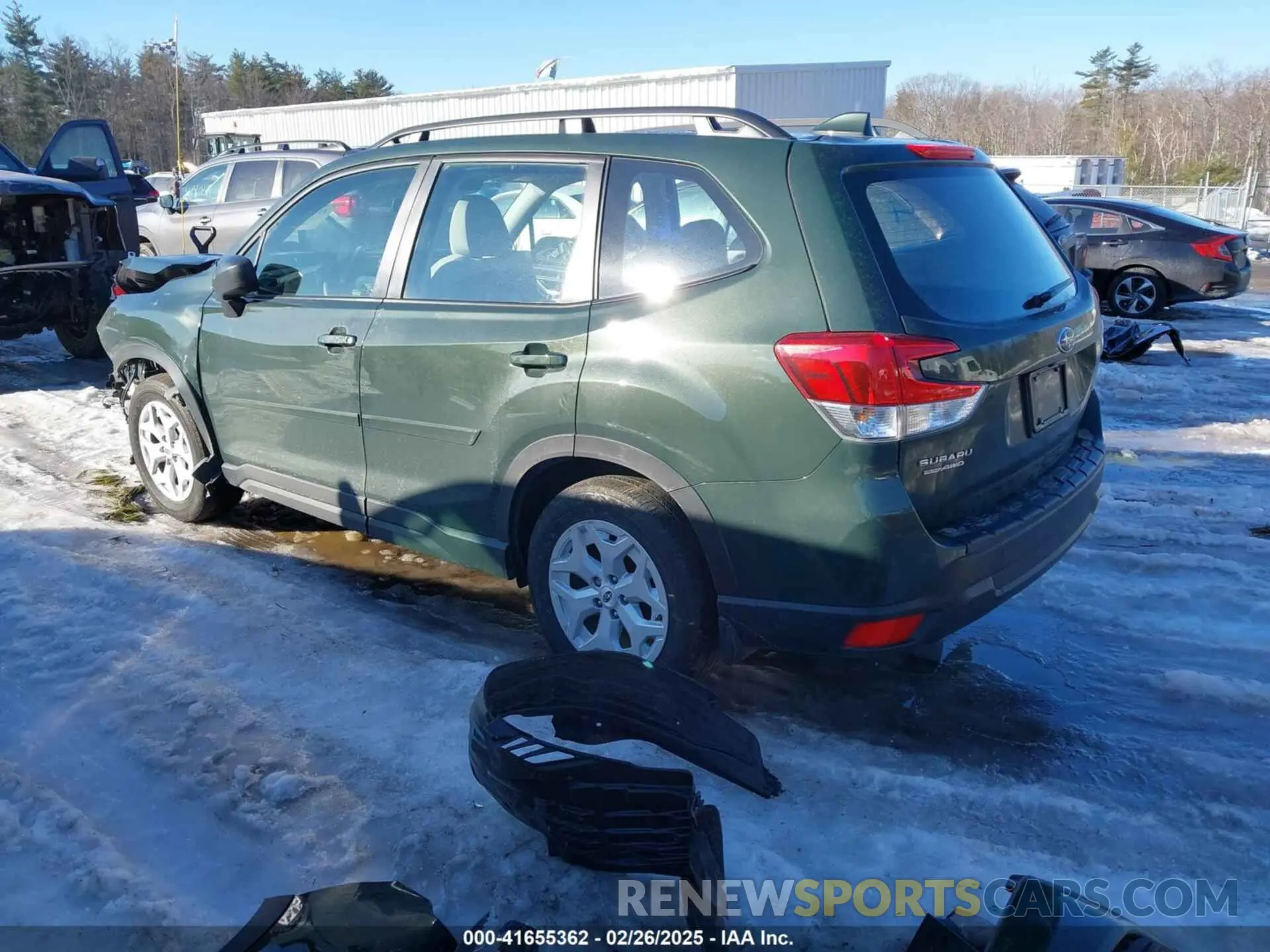 3 Photograph of a damaged car JF2SKACC1NH501987 SUBARU FORESTER 2022