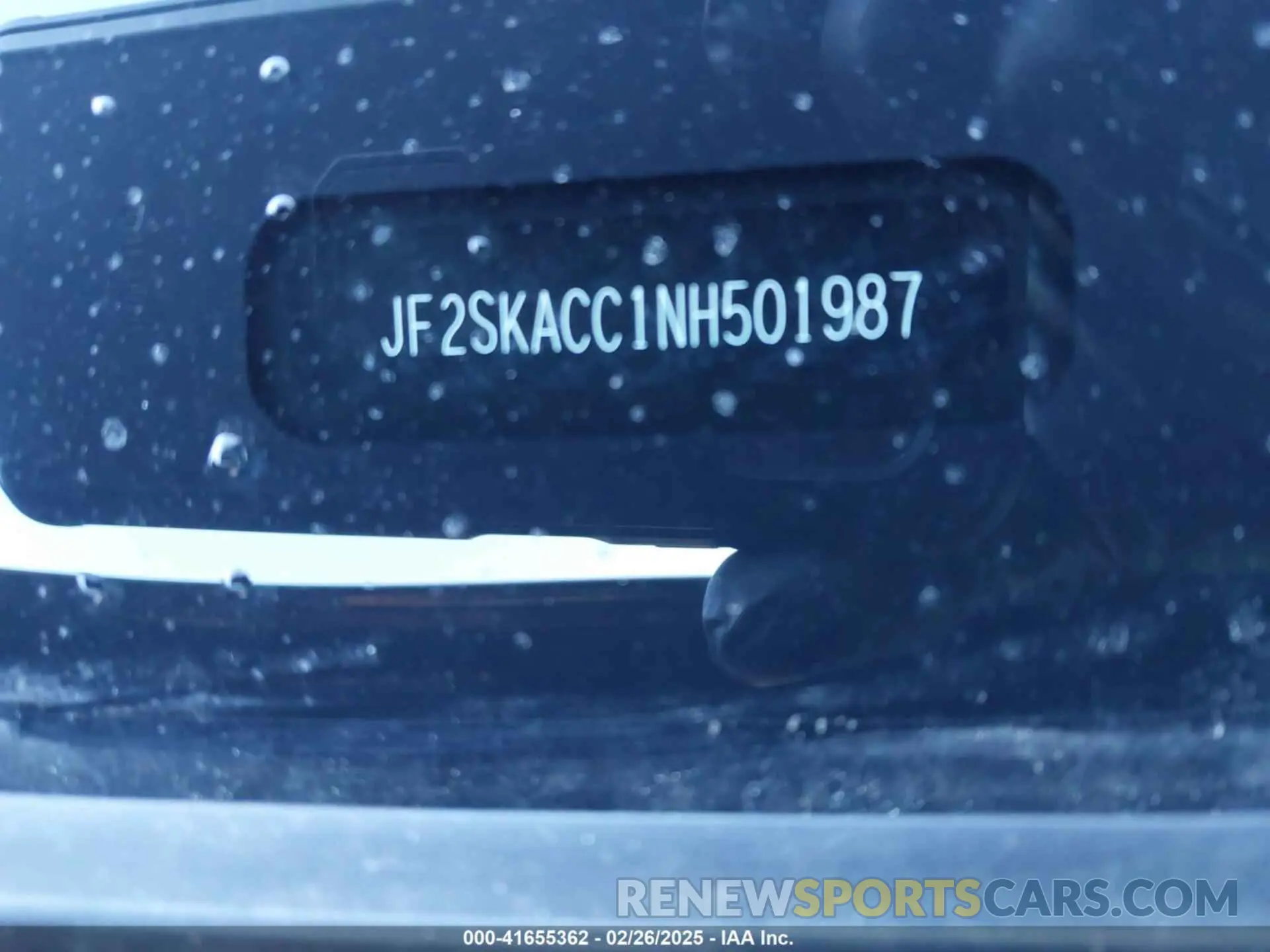 9 Photograph of a damaged car JF2SKACC1NH501987 SUBARU FORESTER 2022
