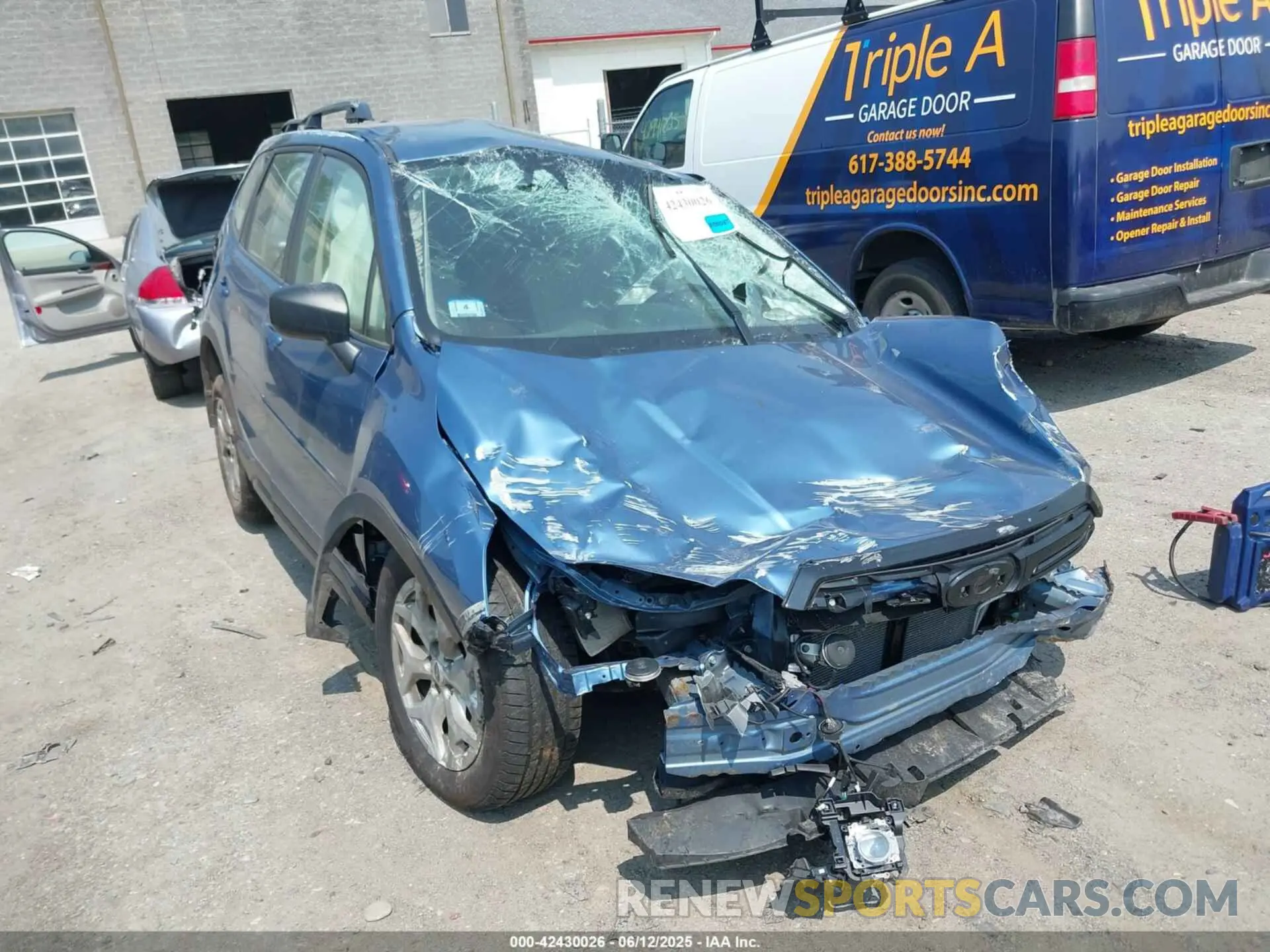 1 Photograph of a damaged car JF2SKACC2NH447504 SUBARU FORESTER 2022