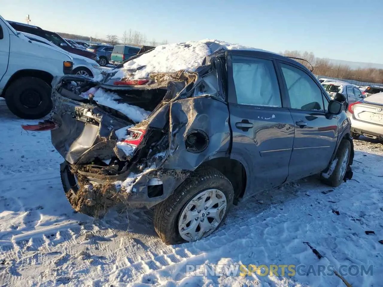 3 Photograph of a damaged car JF2SKACC3NH507287 SUBARU FORESTER 2022
