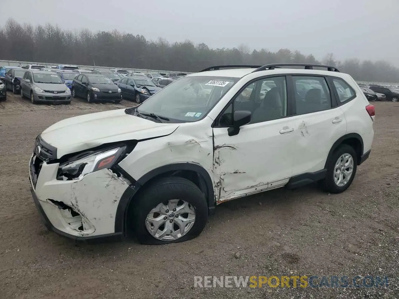 1 Photograph of a damaged car JF2SKACC5NH430129 SUBARU FORESTER 2022