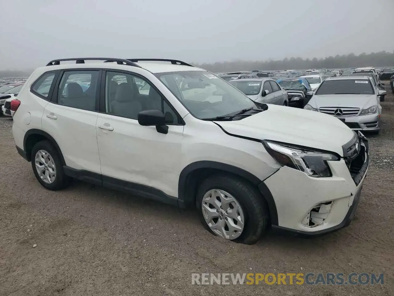 4 Photograph of a damaged car JF2SKACC5NH430129 SUBARU FORESTER 2022