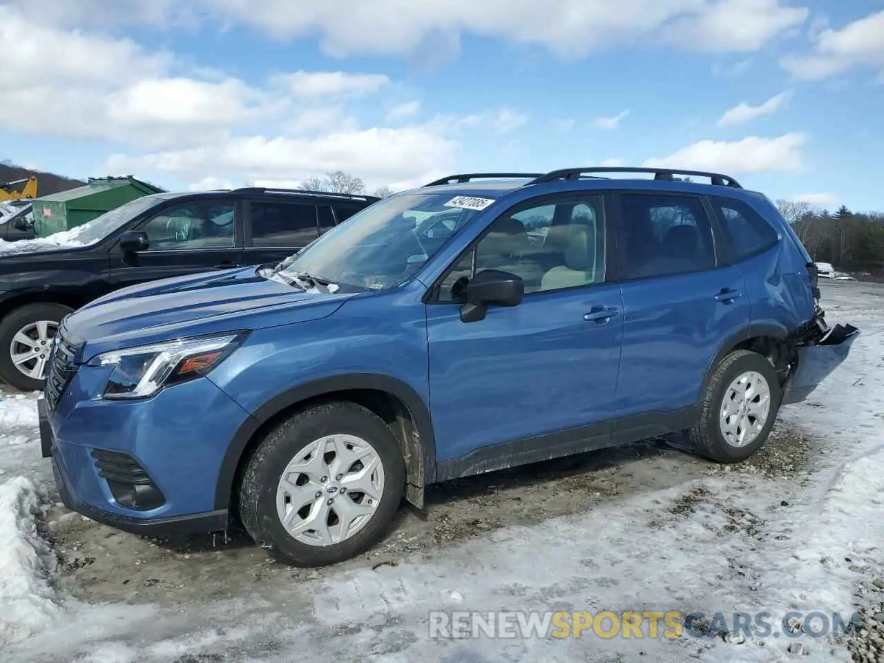 1 Photograph of a damaged car JF2SKACC9NH511019 SUBARU FORESTER 2022