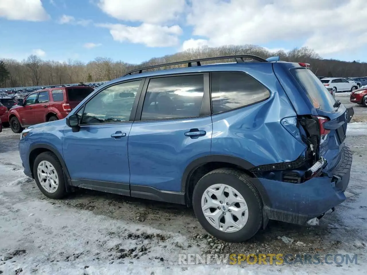 2 Photograph of a damaged car JF2SKACC9NH511019 SUBARU FORESTER 2022