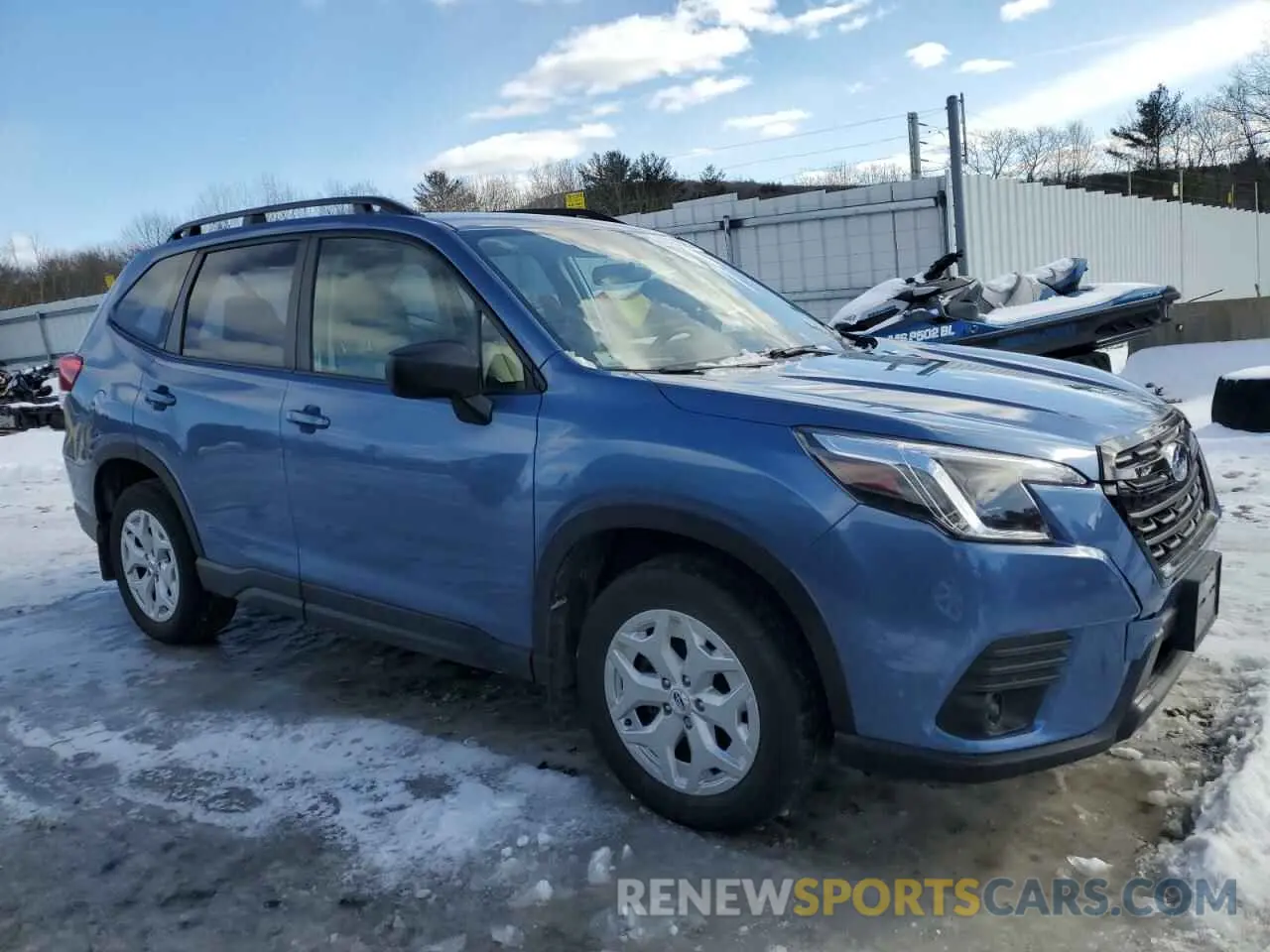 4 Photograph of a damaged car JF2SKACC9NH511019 SUBARU FORESTER 2022