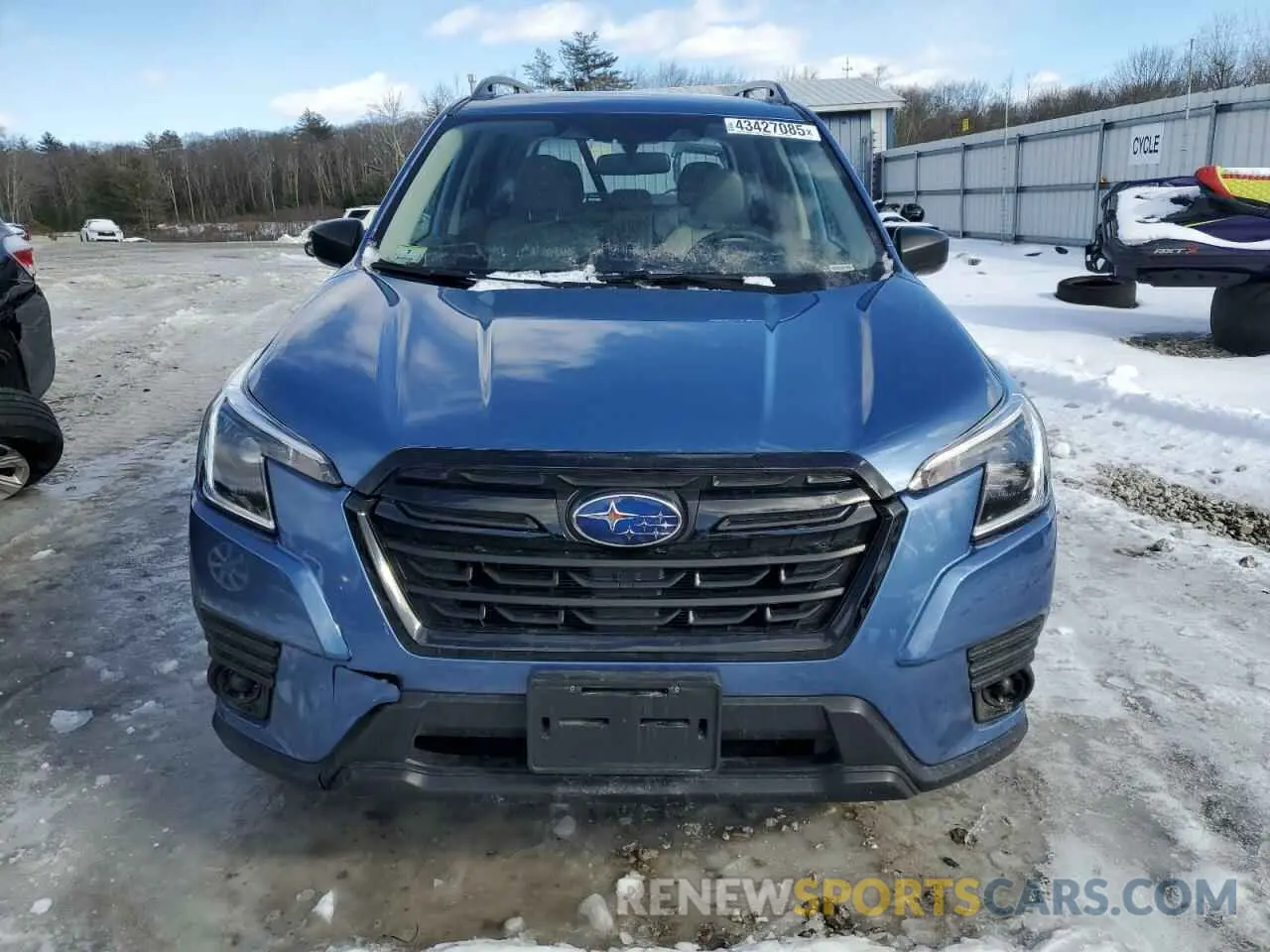 5 Photograph of a damaged car JF2SKACC9NH511019 SUBARU FORESTER 2022