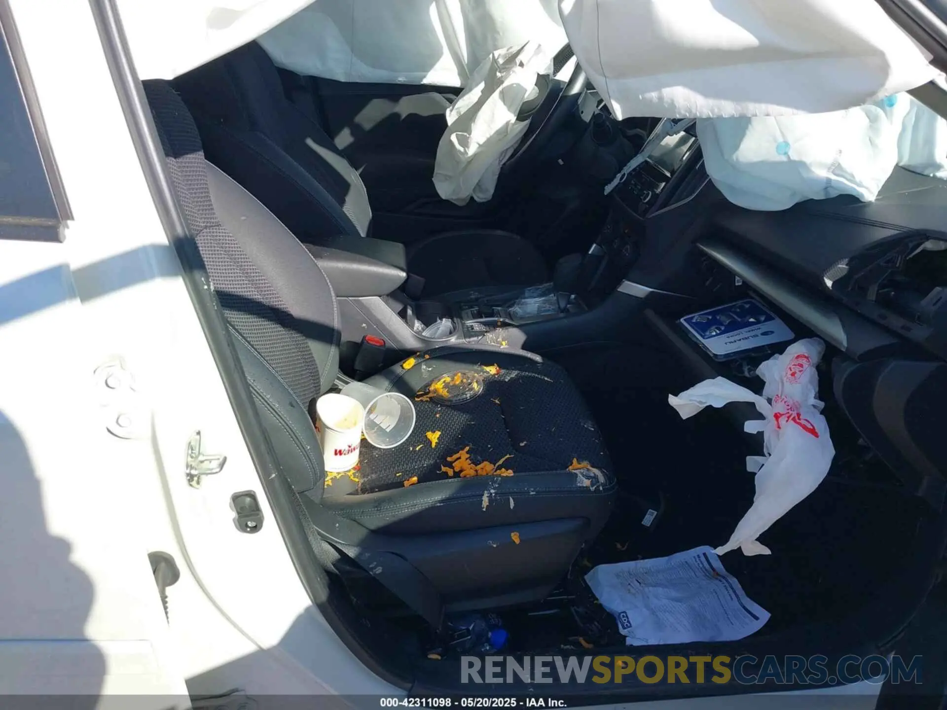 5 Photograph of a damaged car JF2SKADC0NH492763 SUBARU FORESTER 2022