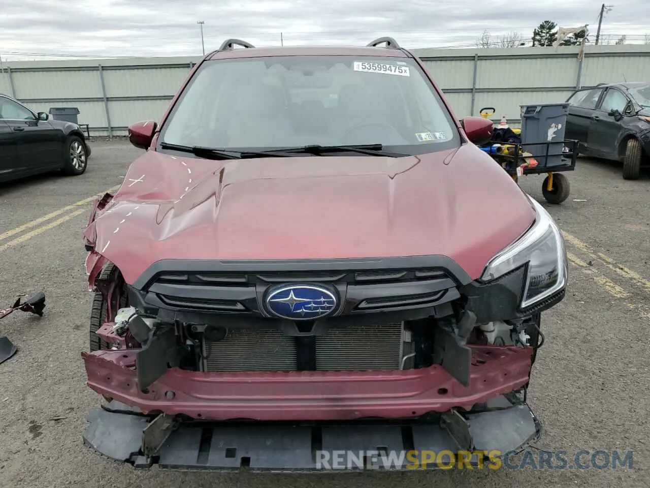 5 Photograph of a damaged car JF2SKADC2NH441829 SUBARU FORESTER 2022