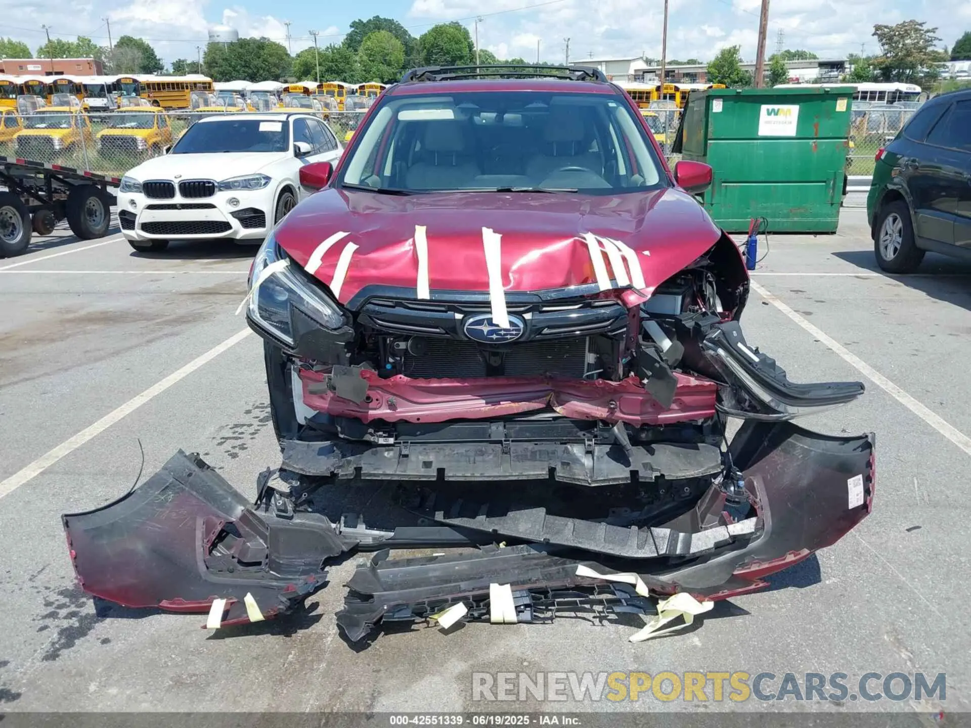 12 Photograph of a damaged car JF2SKADC4NH437491 SUBARU FORESTER 2022