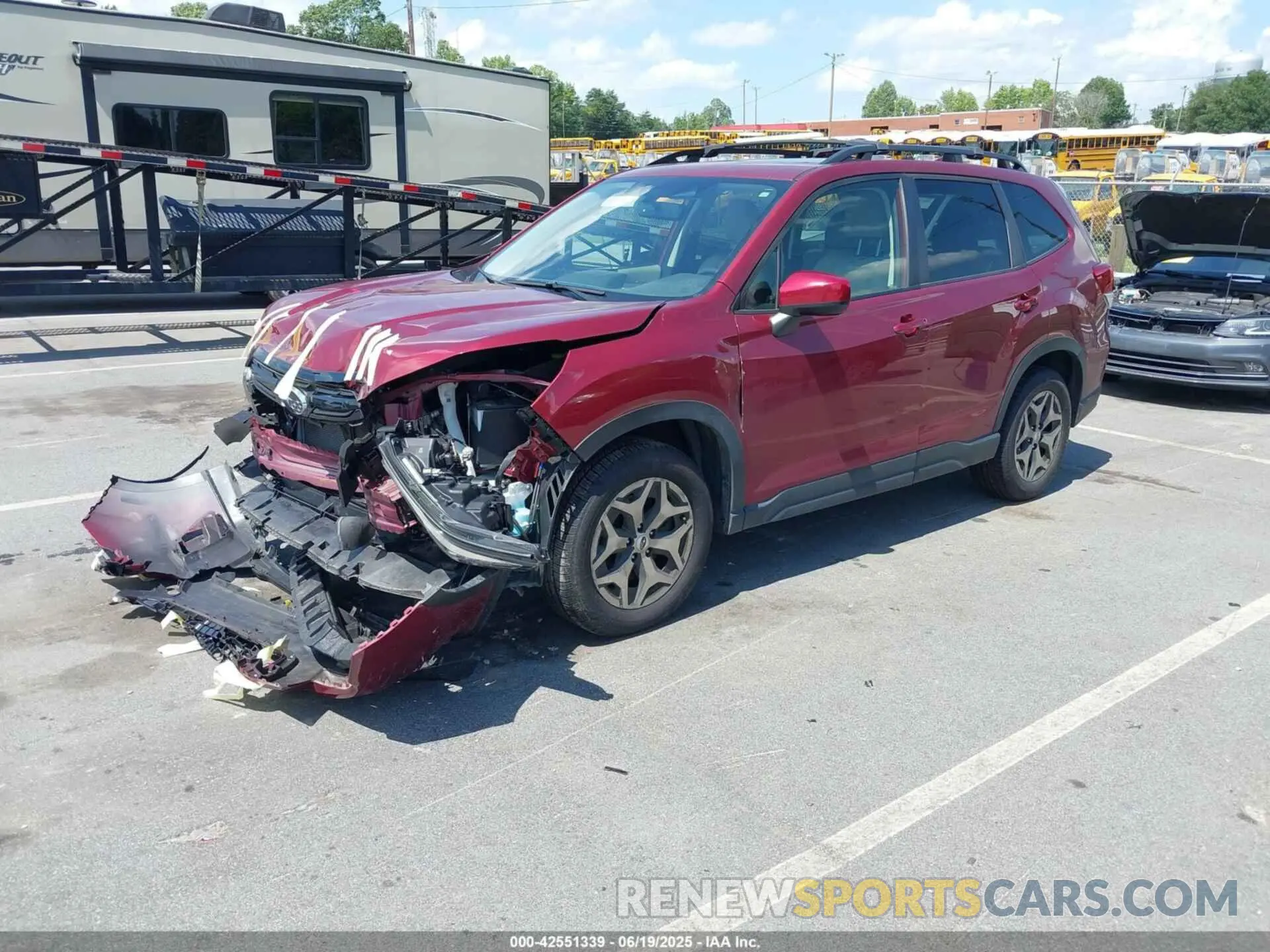 2 Photograph of a damaged car JF2SKADC4NH437491 SUBARU FORESTER 2022