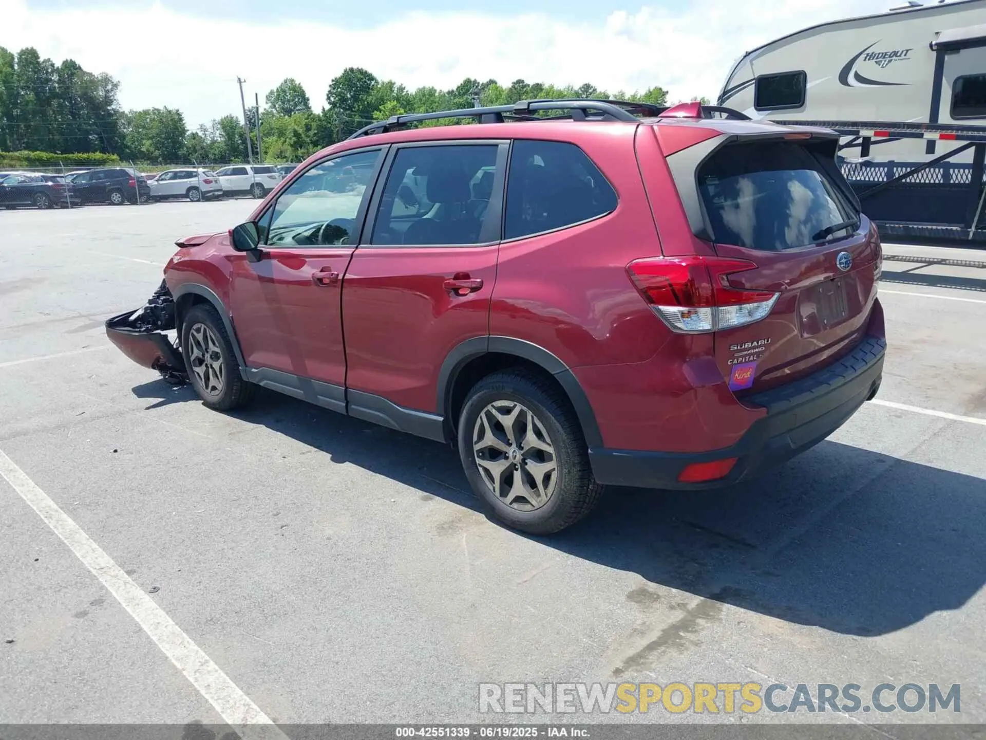 3 Photograph of a damaged car JF2SKADC4NH437491 SUBARU FORESTER 2022