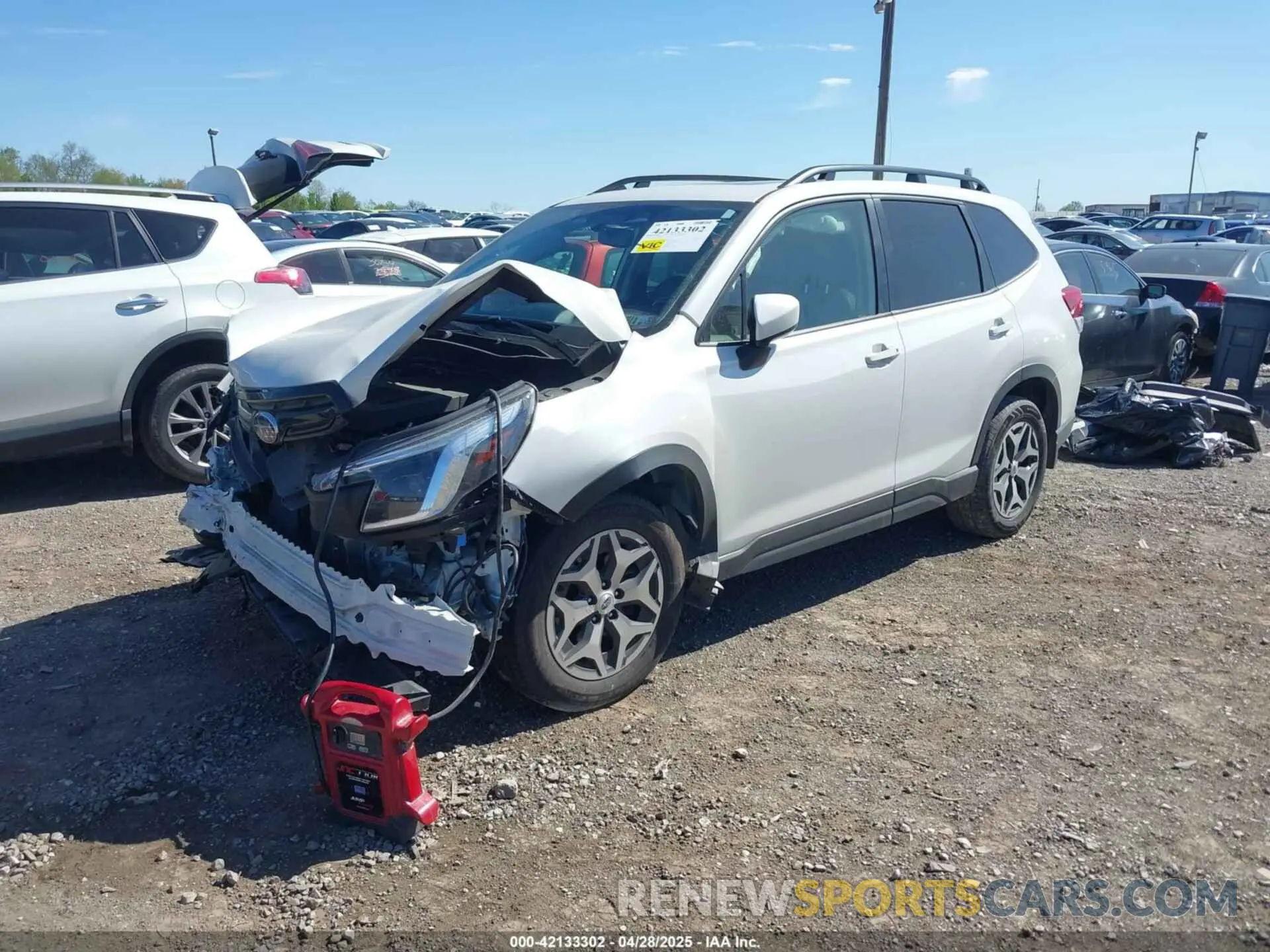 2 Photograph of a damaged car JF2SKADC4NH439676 SUBARU FORESTER 2022