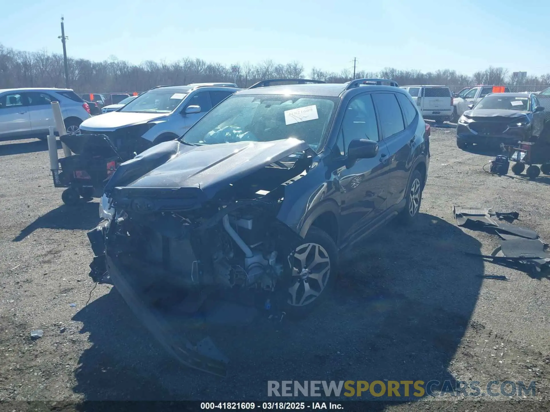 2 Photograph of a damaged car JF2SKADC6NH400961 SUBARU FORESTER 2022
