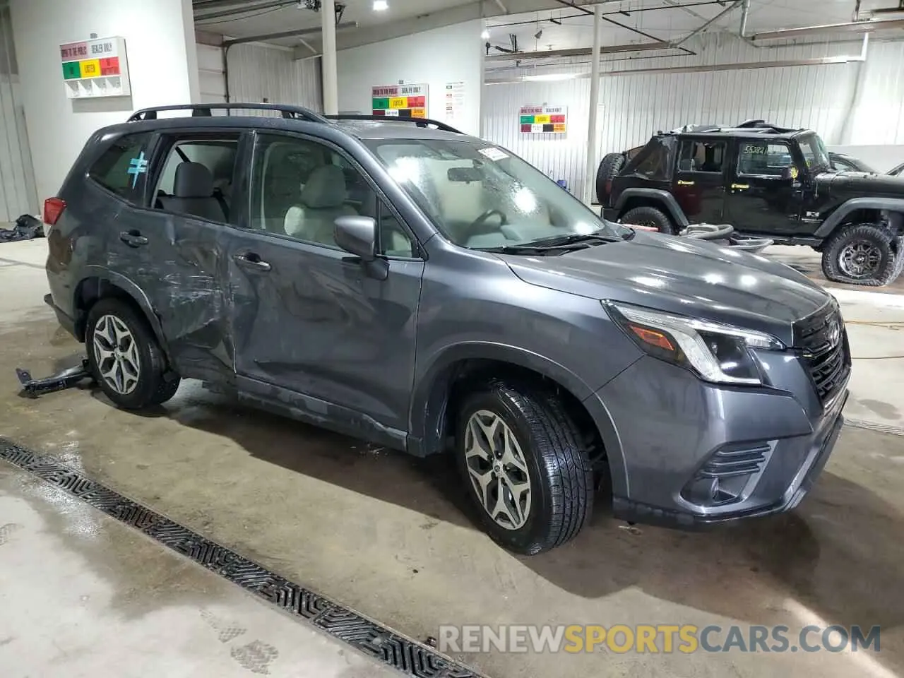 4 Photograph of a damaged car JF2SKADC6NH436021 SUBARU FORESTER 2022