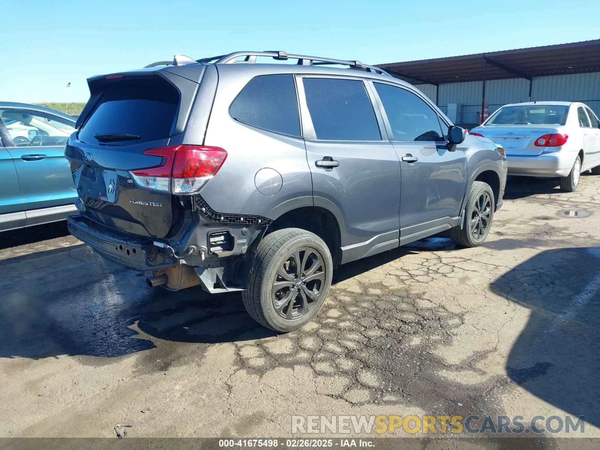 4 Photograph of a damaged car JF2SKADCXNH488364 SUBARU FORESTER 2022