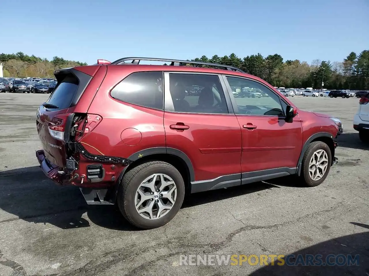 3 Photograph of a damaged car JF2SKAEC0NH421027 SUBARU FORESTER 2022