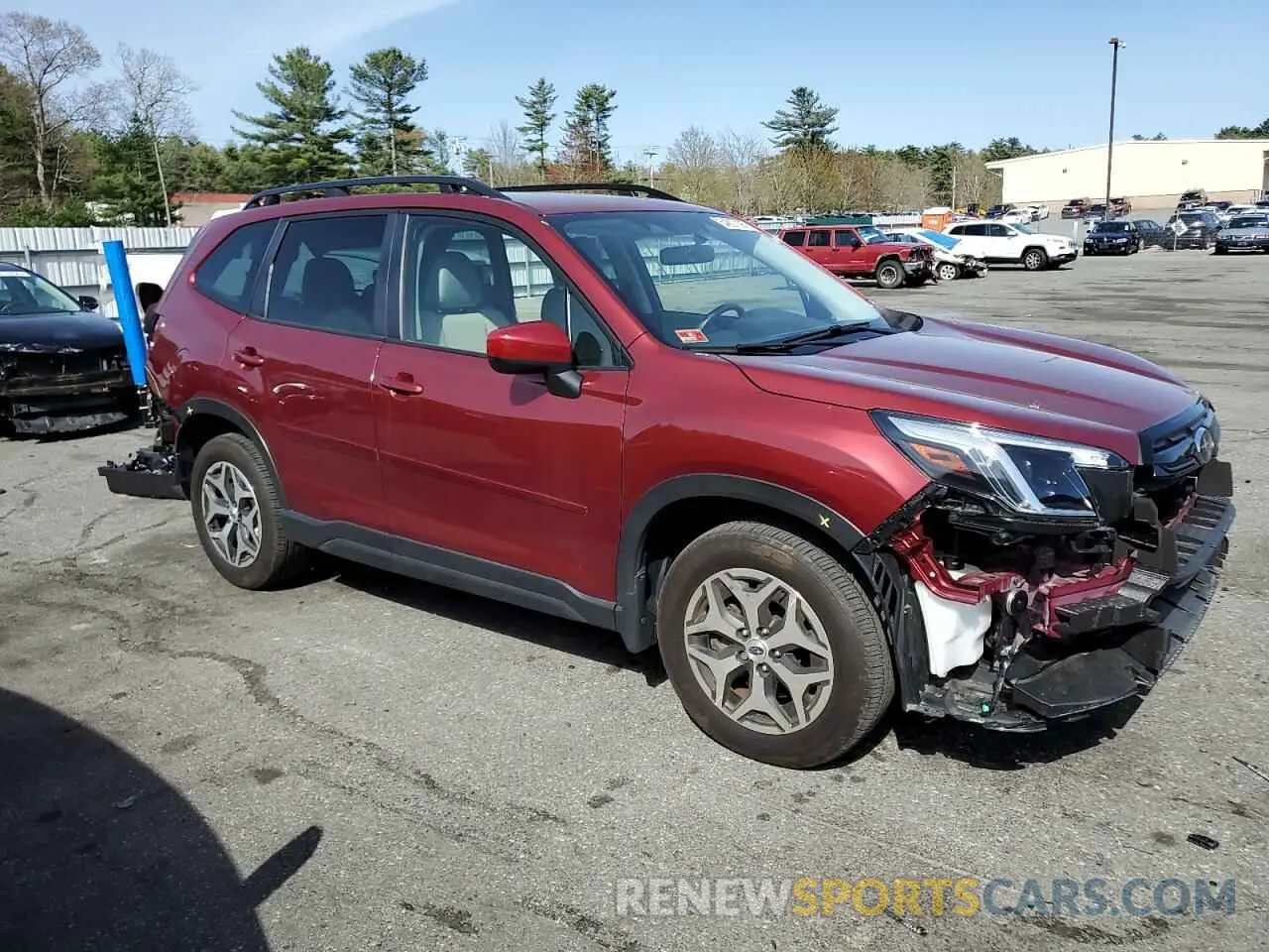 4 Photograph of a damaged car JF2SKAEC0NH421027 SUBARU FORESTER 2022