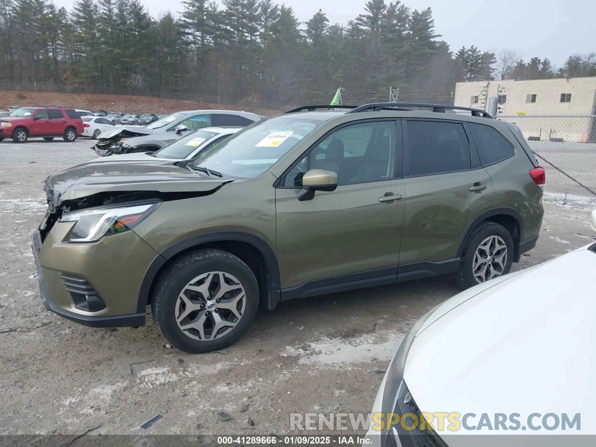 14 Photograph of a damaged car JF2SKAEC0NH432982 SUBARU FORESTER 2022