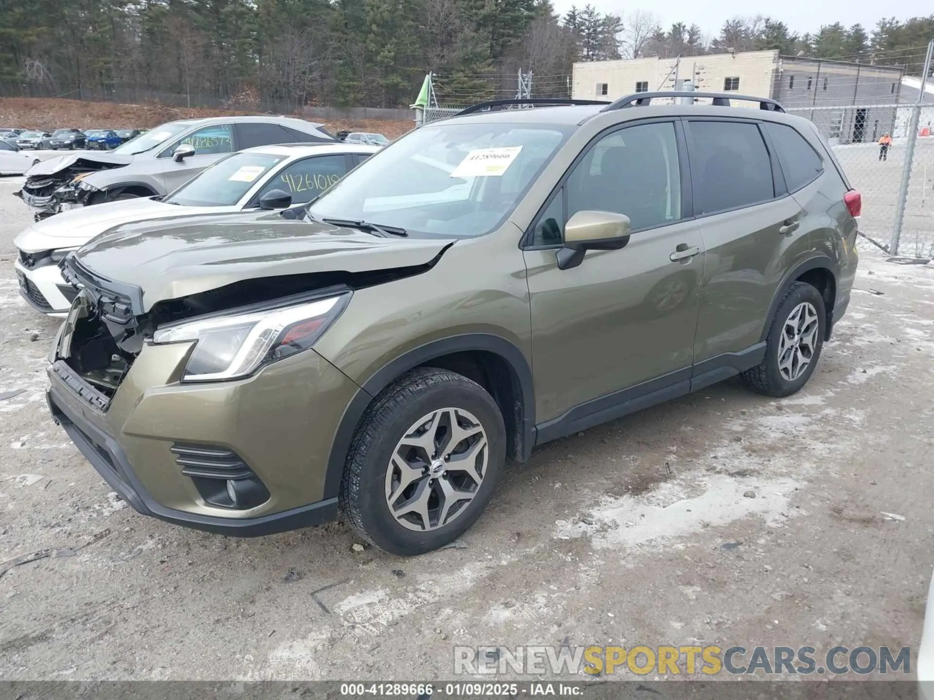 2 Photograph of a damaged car JF2SKAEC0NH432982 SUBARU FORESTER 2022