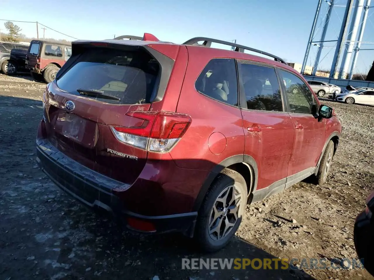 3 Photograph of a damaged car JF2SKAEC1NH427015 SUBARU FORESTER 2022