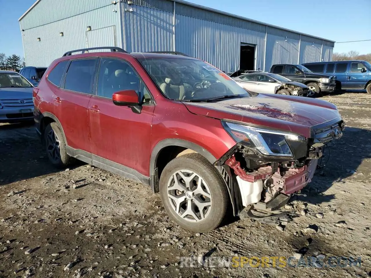 4 Photograph of a damaged car JF2SKAEC1NH427015 SUBARU FORESTER 2022