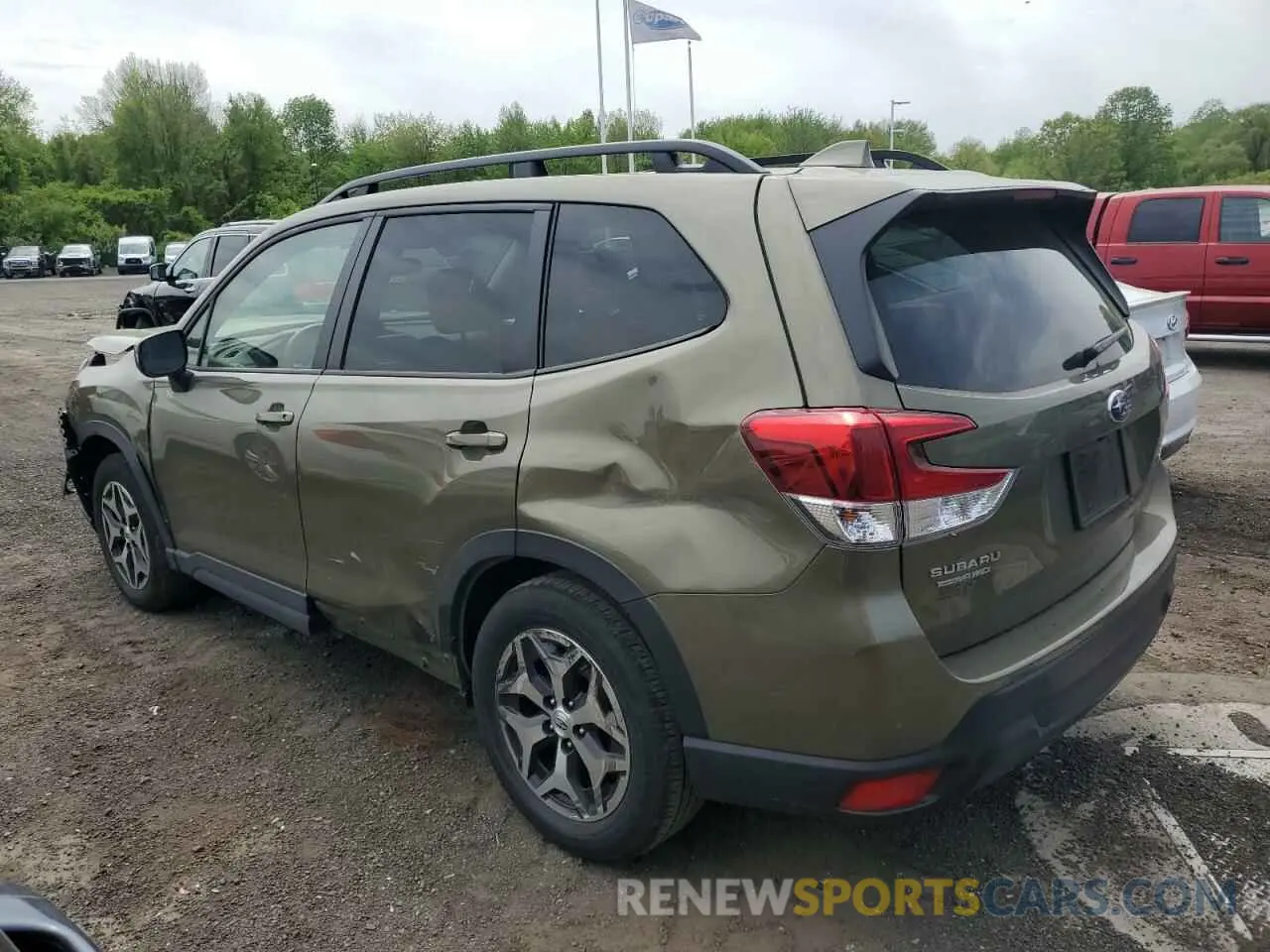 2 Photograph of a damaged car JF2SKAEC1NH484881 SUBARU FORESTER 2022