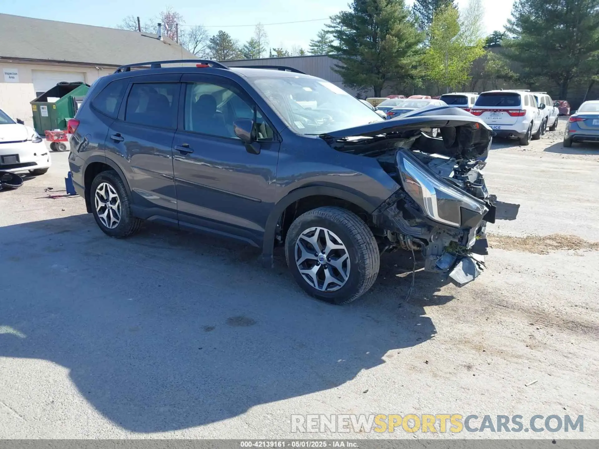 1 Photograph of a damaged car JF2SKAEC2NH424866 SUBARU FORESTER 2022