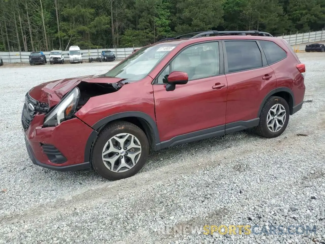 1 Photograph of a damaged car JF2SKAEC3NH426562 SUBARU FORESTER 2022
