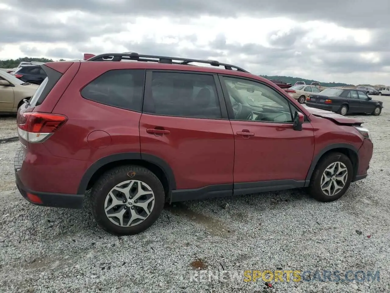 3 Photograph of a damaged car JF2SKAEC3NH426562 SUBARU FORESTER 2022