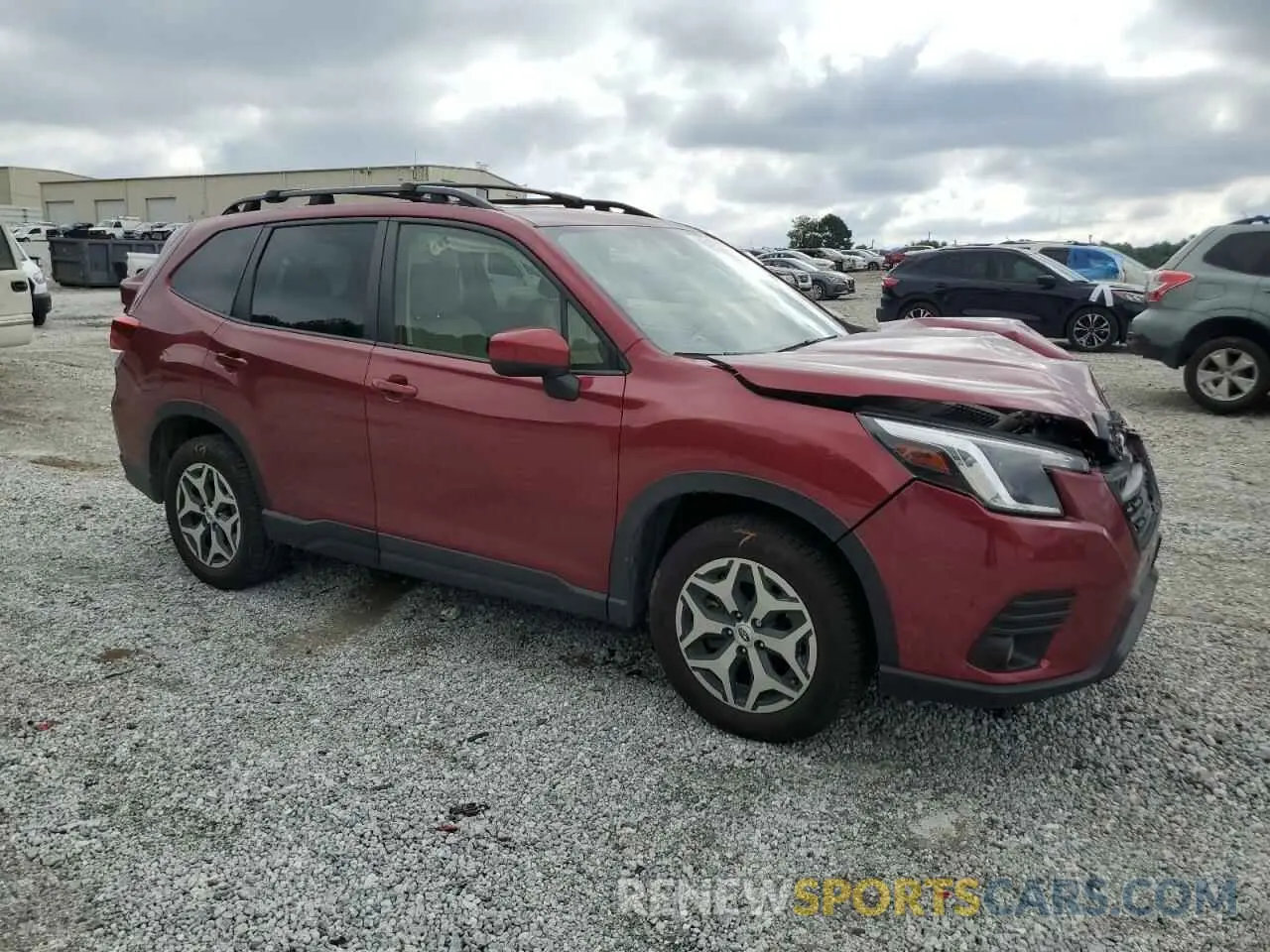 4 Photograph of a damaged car JF2SKAEC3NH426562 SUBARU FORESTER 2022