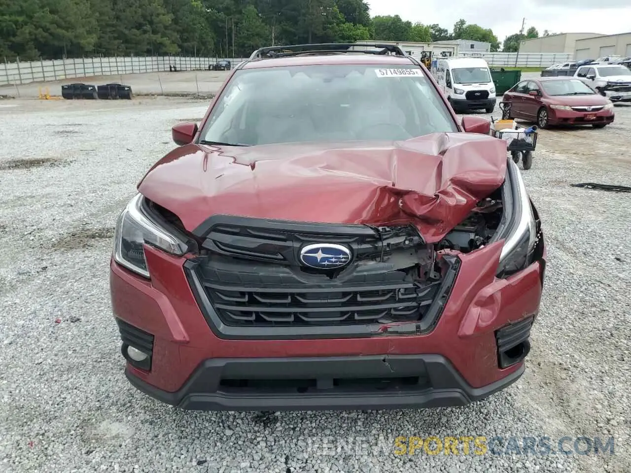 5 Photograph of a damaged car JF2SKAEC3NH426562 SUBARU FORESTER 2022