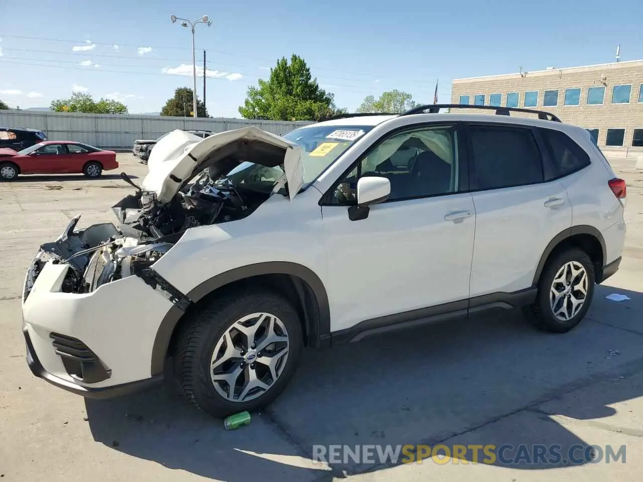 1 Photograph of a damaged car JF2SKAEC3NH427064 SUBARU FORESTER 2022