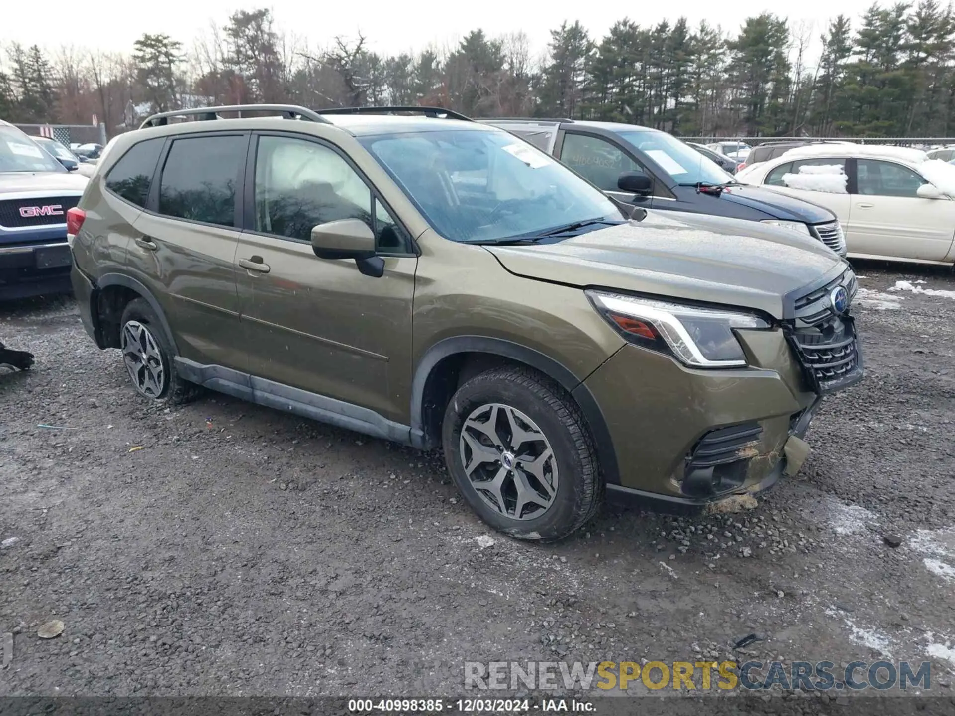 1 Photograph of a damaged car JF2SKAEC3NH516701 SUBARU FORESTER 2022