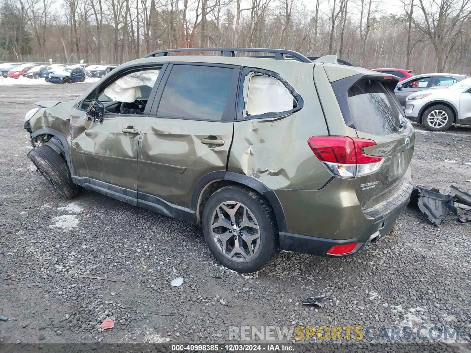 3 Photograph of a damaged car JF2SKAEC3NH516701 SUBARU FORESTER 2022