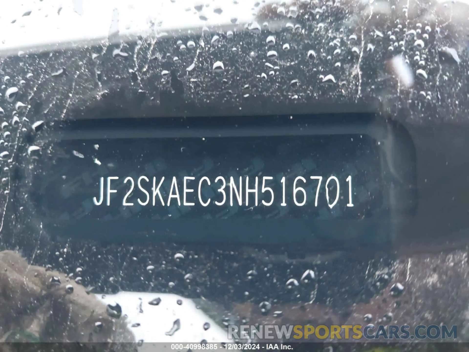 9 Photograph of a damaged car JF2SKAEC3NH516701 SUBARU FORESTER 2022