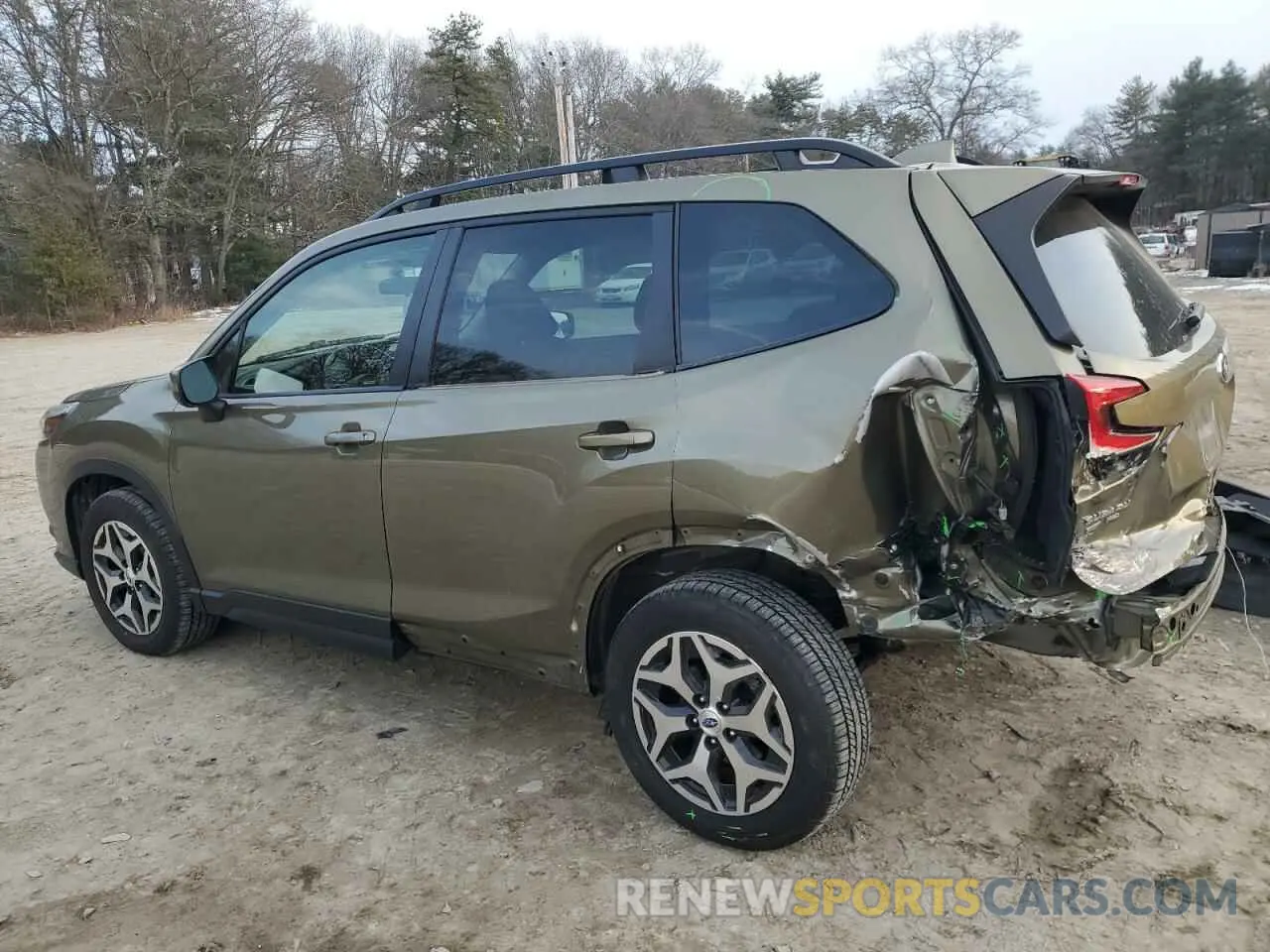 2 Photograph of a damaged car JF2SKAEC4NH415182 SUBARU FORESTER 2022