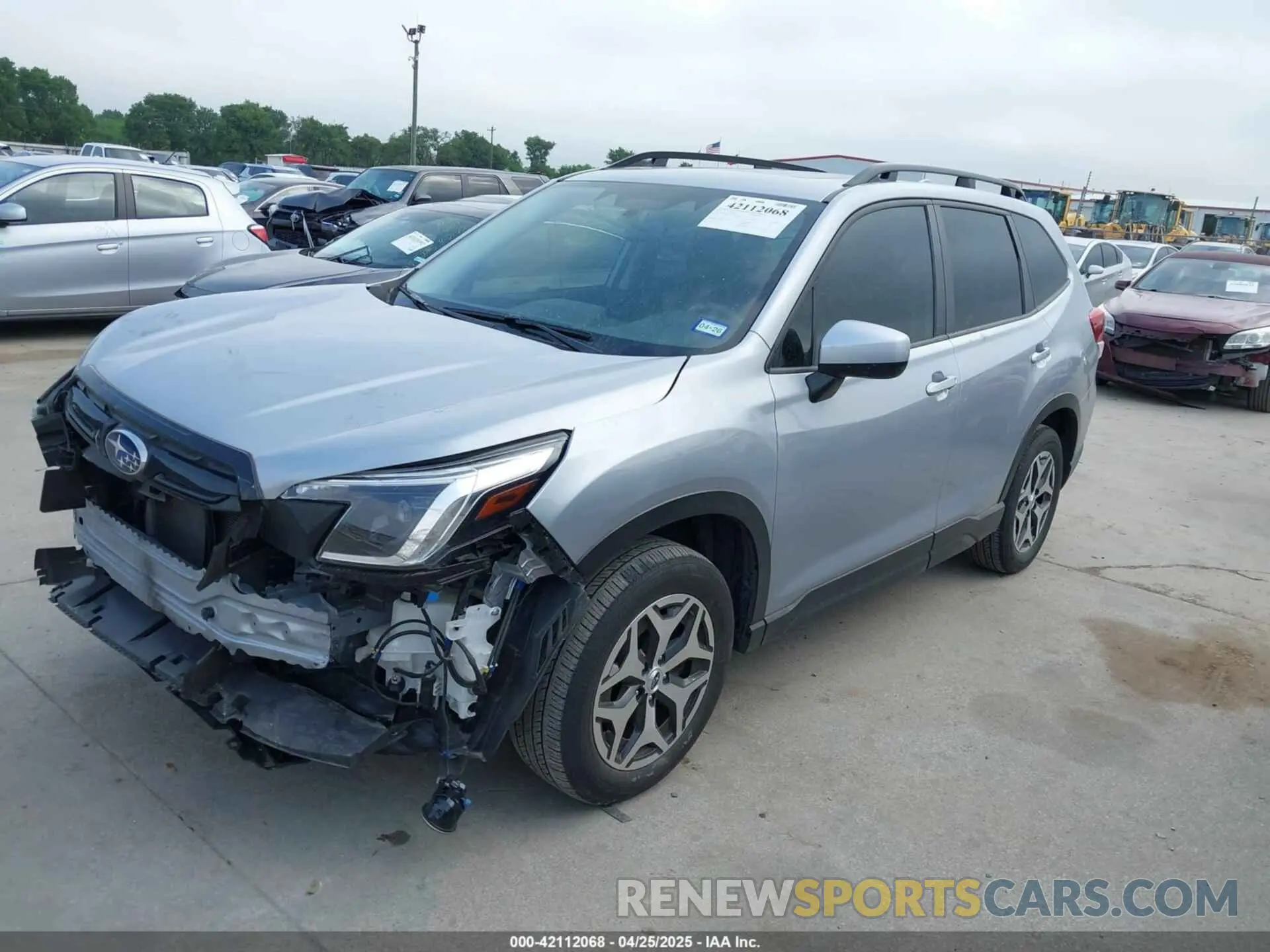 2 Photograph of a damaged car JF2SKAEC4NH457903 SUBARU FORESTER 2022