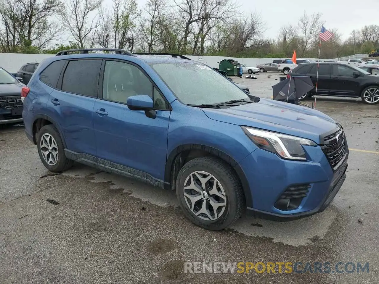 4 Photograph of a damaged car JF2SKAEC5NH505781 SUBARU FORESTER 2022
