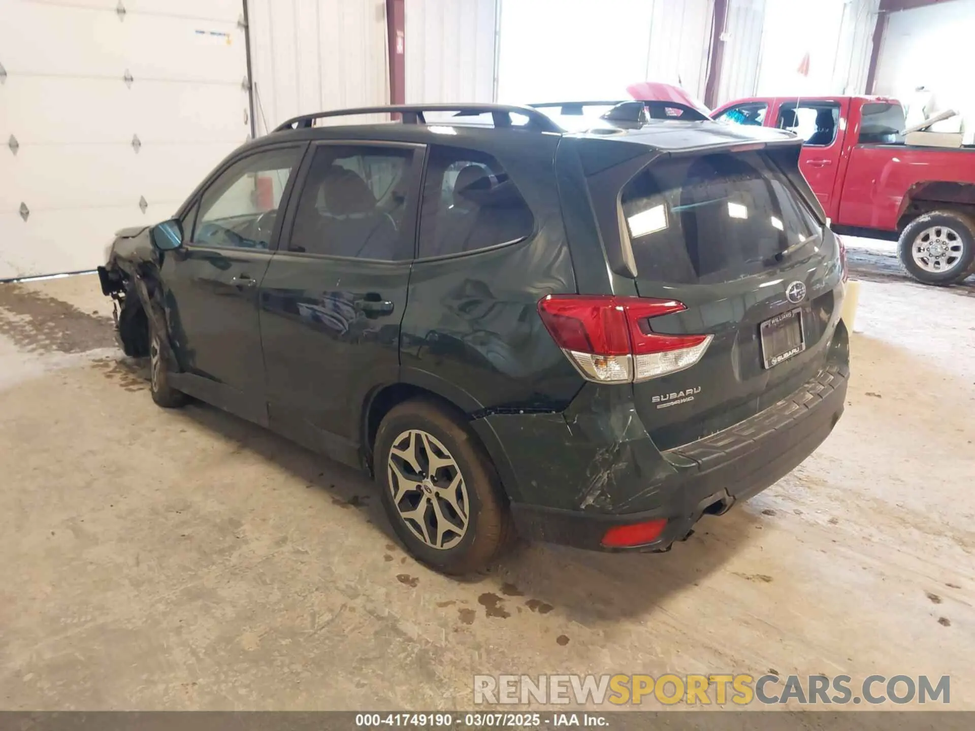 3 Photograph of a damaged car JF2SKAEC6NH476887 SUBARU FORESTER 2022
