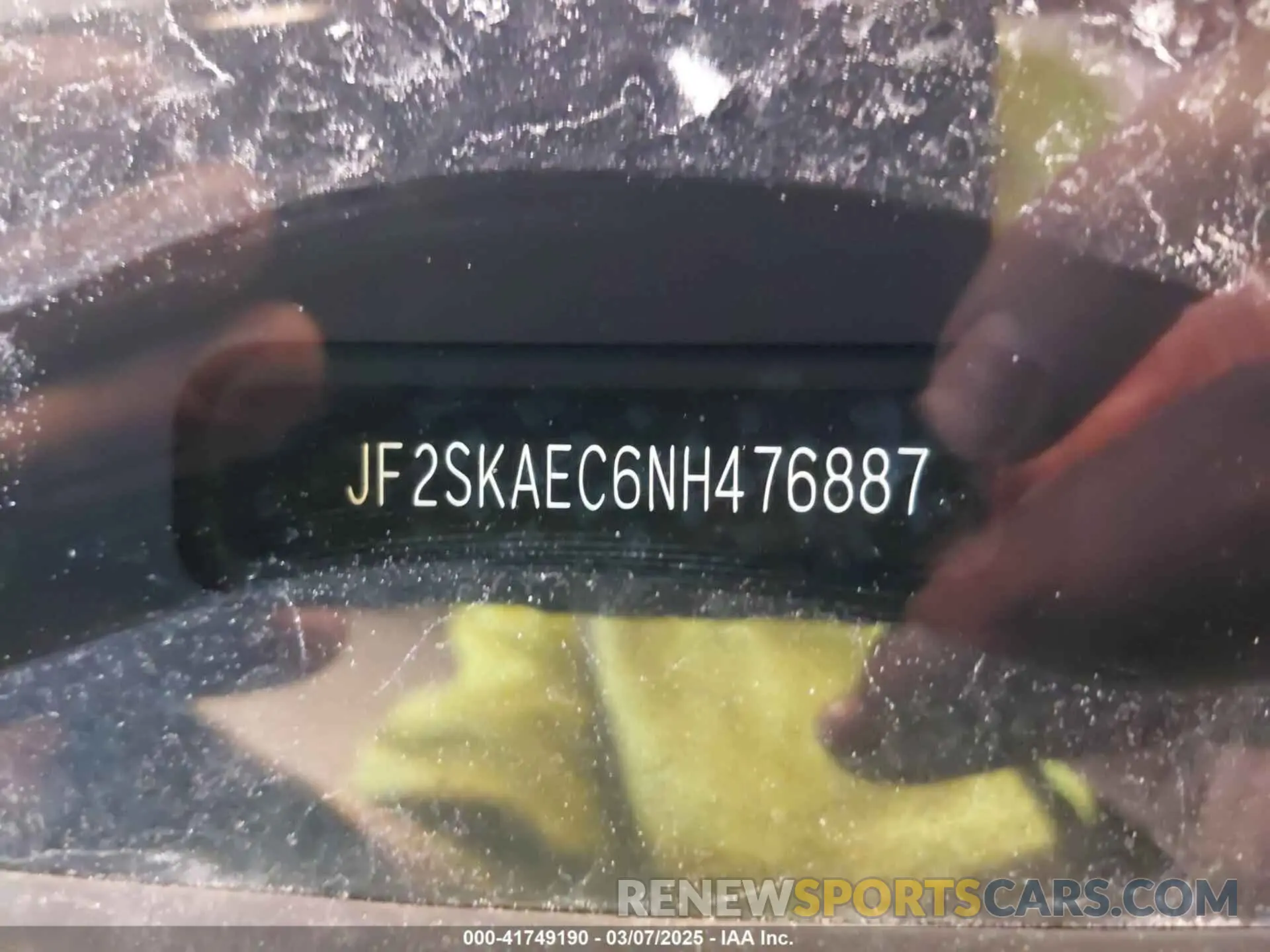 9 Photograph of a damaged car JF2SKAEC6NH476887 SUBARU FORESTER 2022