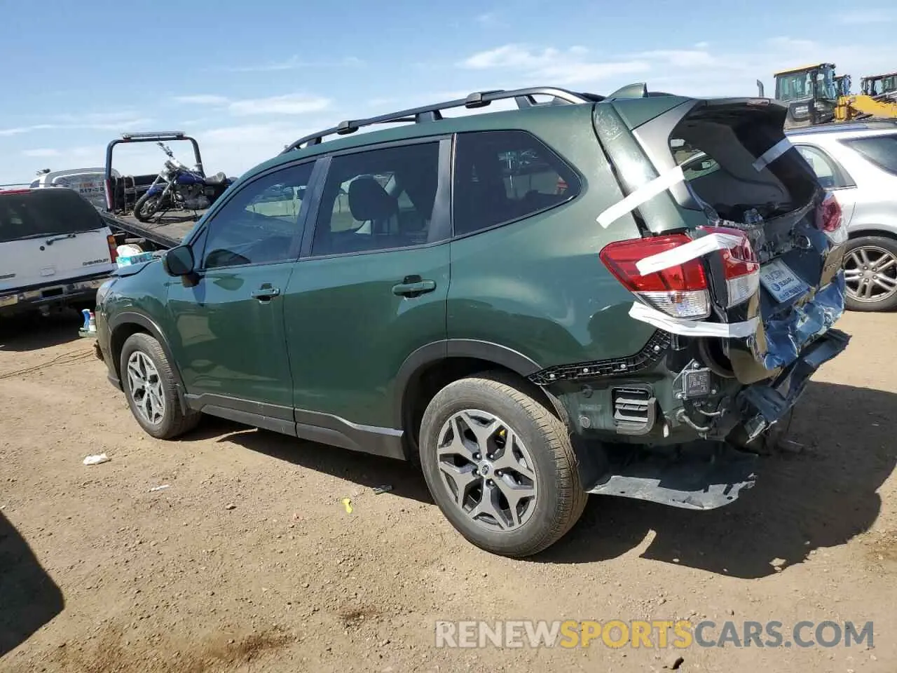 2 Photograph of a damaged car JF2SKAEC8NH441607 SUBARU FORESTER 2022