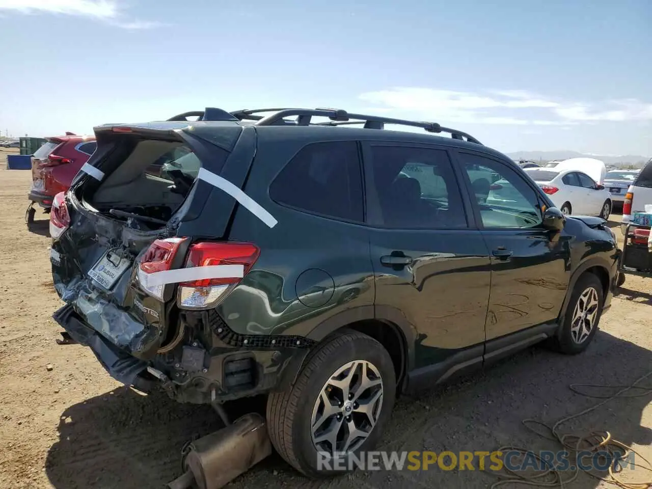 3 Photograph of a damaged car JF2SKAEC8NH441607 SUBARU FORESTER 2022