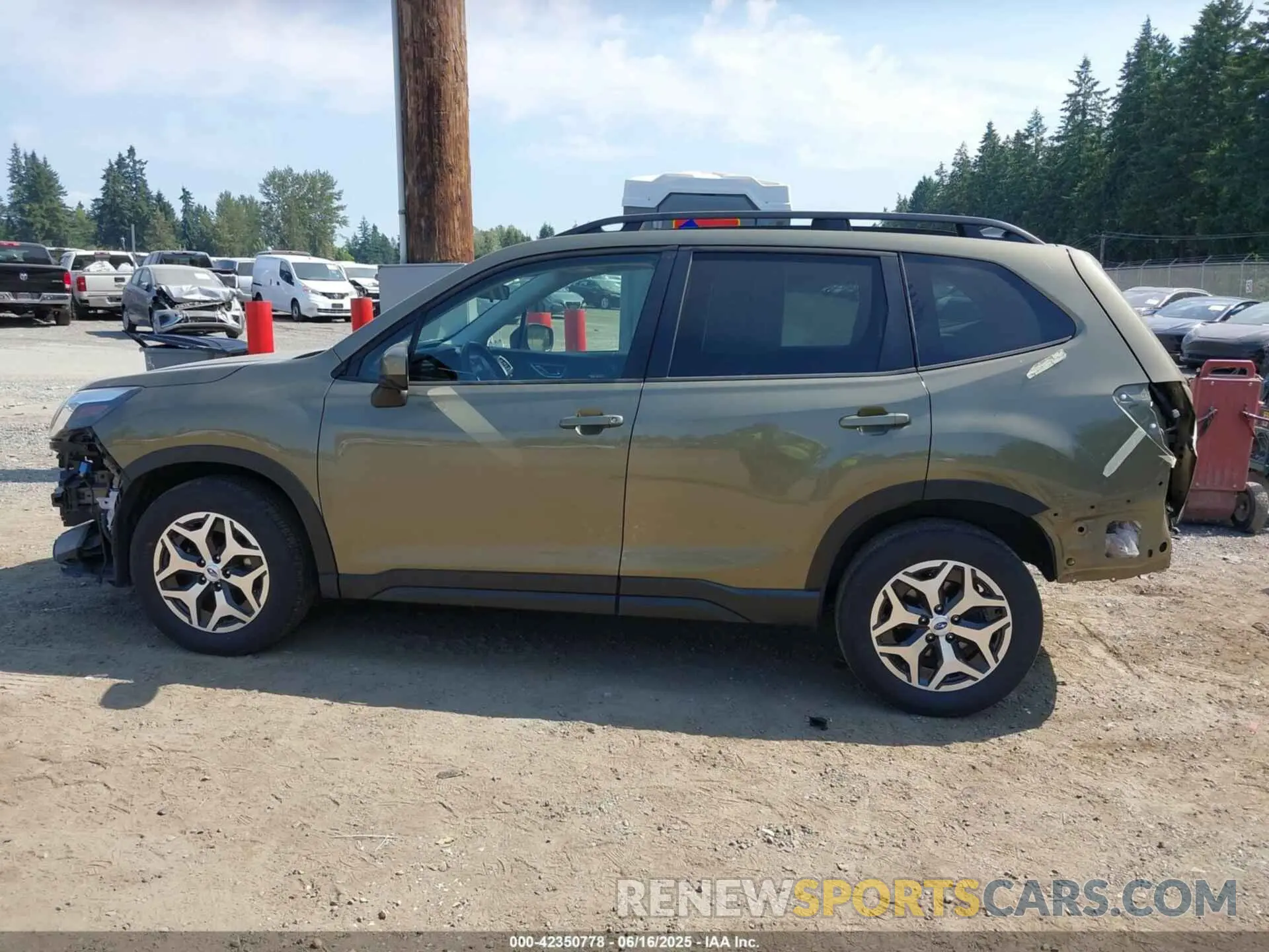 15 Photograph of a damaged car JF2SKAEC9NH486863 SUBARU FORESTER 2022
